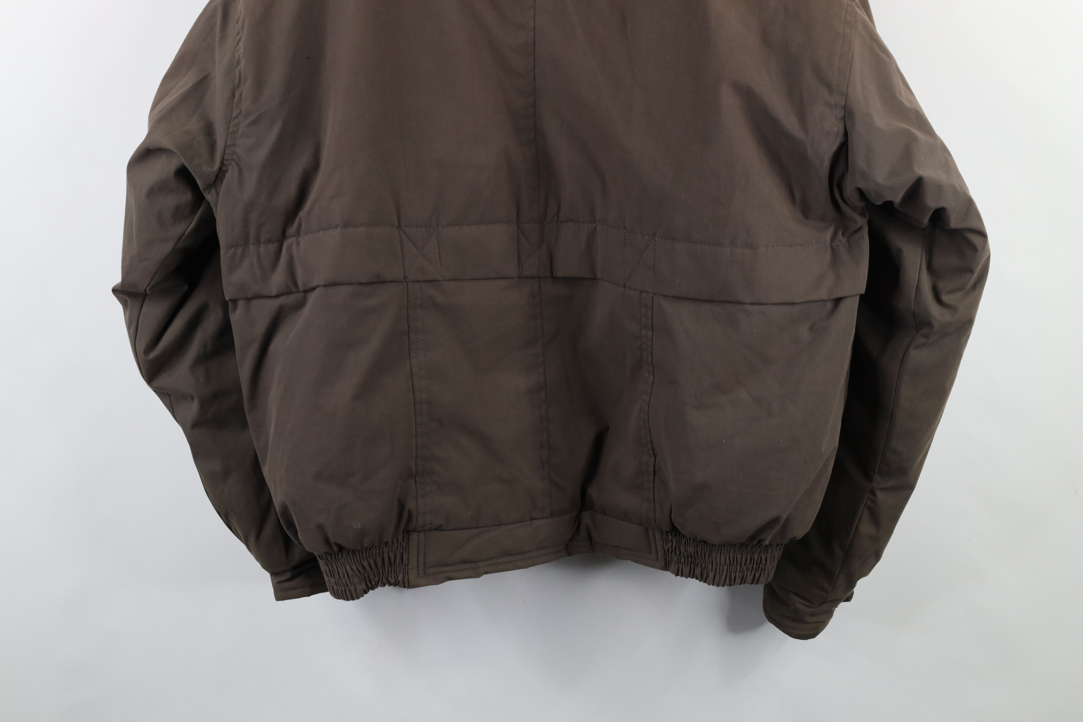 Vintage Vintage 90s Streetwear Quilted Full Zip Bomber Jacket Brown Size US M / EU 48-50 / 2 - 16 Thumbnail