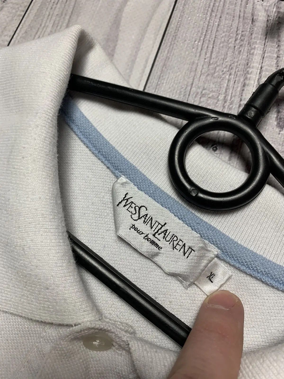 Yves Saint Laurent Vintage polo Yves Saint Laurent size XL small logo Size US XL / EU 56 / 4 - 4 Thumbnail
