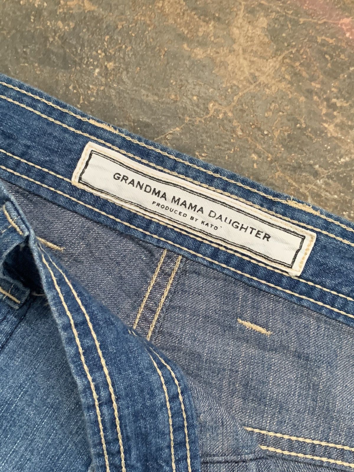 Hiroshi Kato Fatigue jeans produce by kato Size 29" - 4 Thumbnail