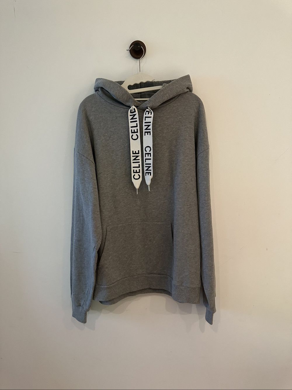 Celine CELINE Logo Hoodie Size XL Size US XL / EU 56 / 4 - 1 Thumbnail