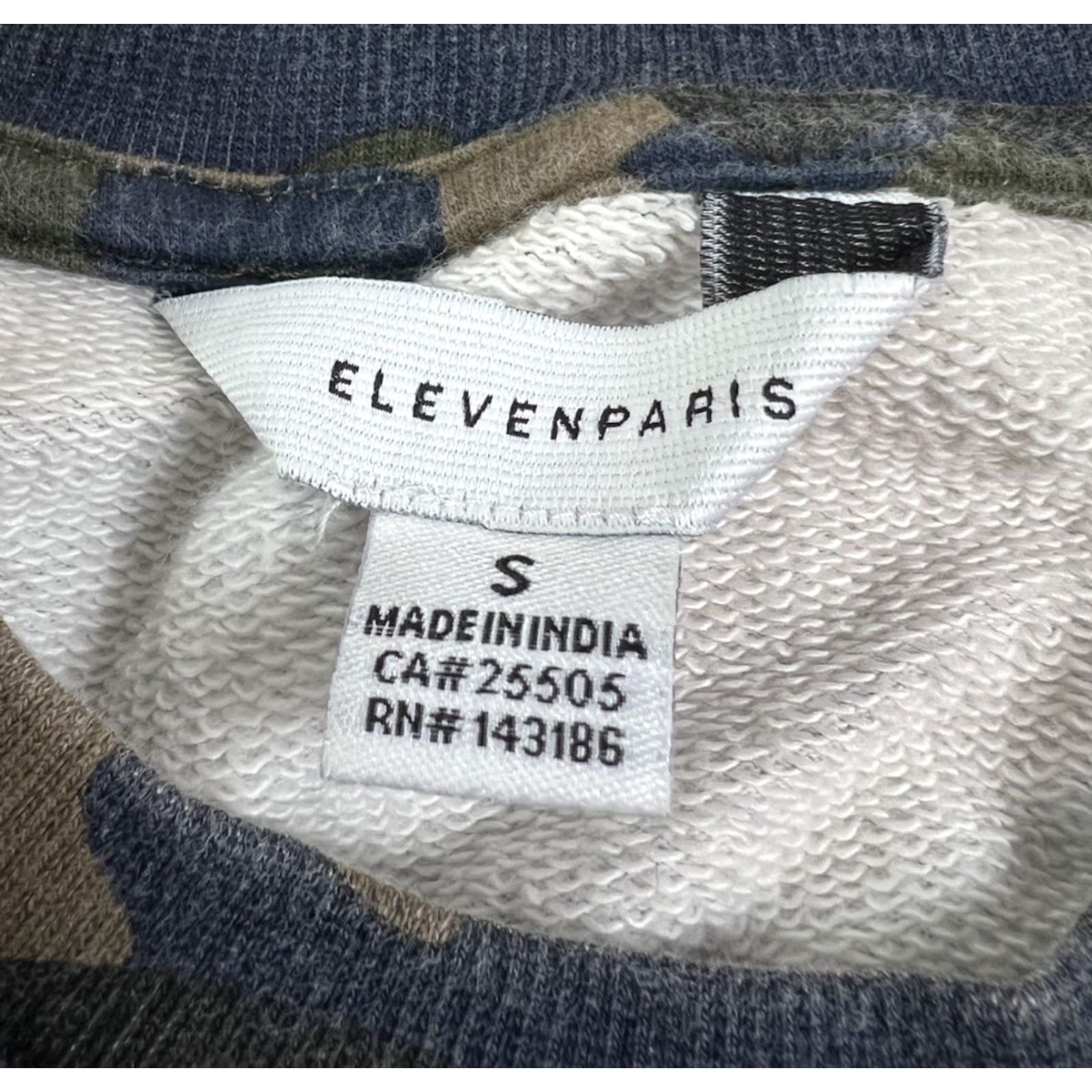 Eleven Paris Eleven Paris Sweatshirt Crewneck Camo Multicolor L’amour La Plage Size S Small Mens Pullover Regular Crewneck Fading Pre owned Size US S / EU 44-46 / 1 - 6 Thumbnail