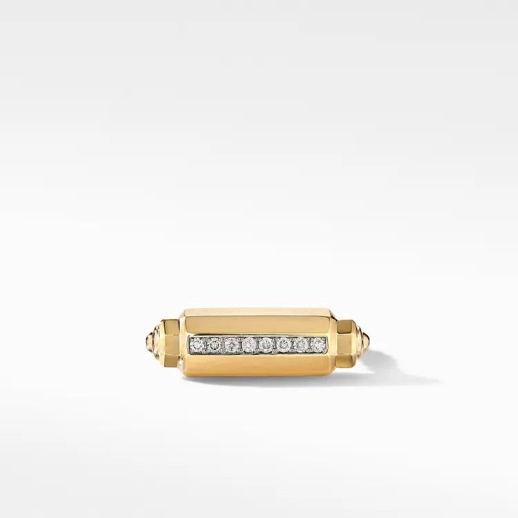 David Yurman o1s1wg111025 R16702D /Size 7/Lexington Barrel Ring in Golden Size ONE SIZE - 3 Thumbnail