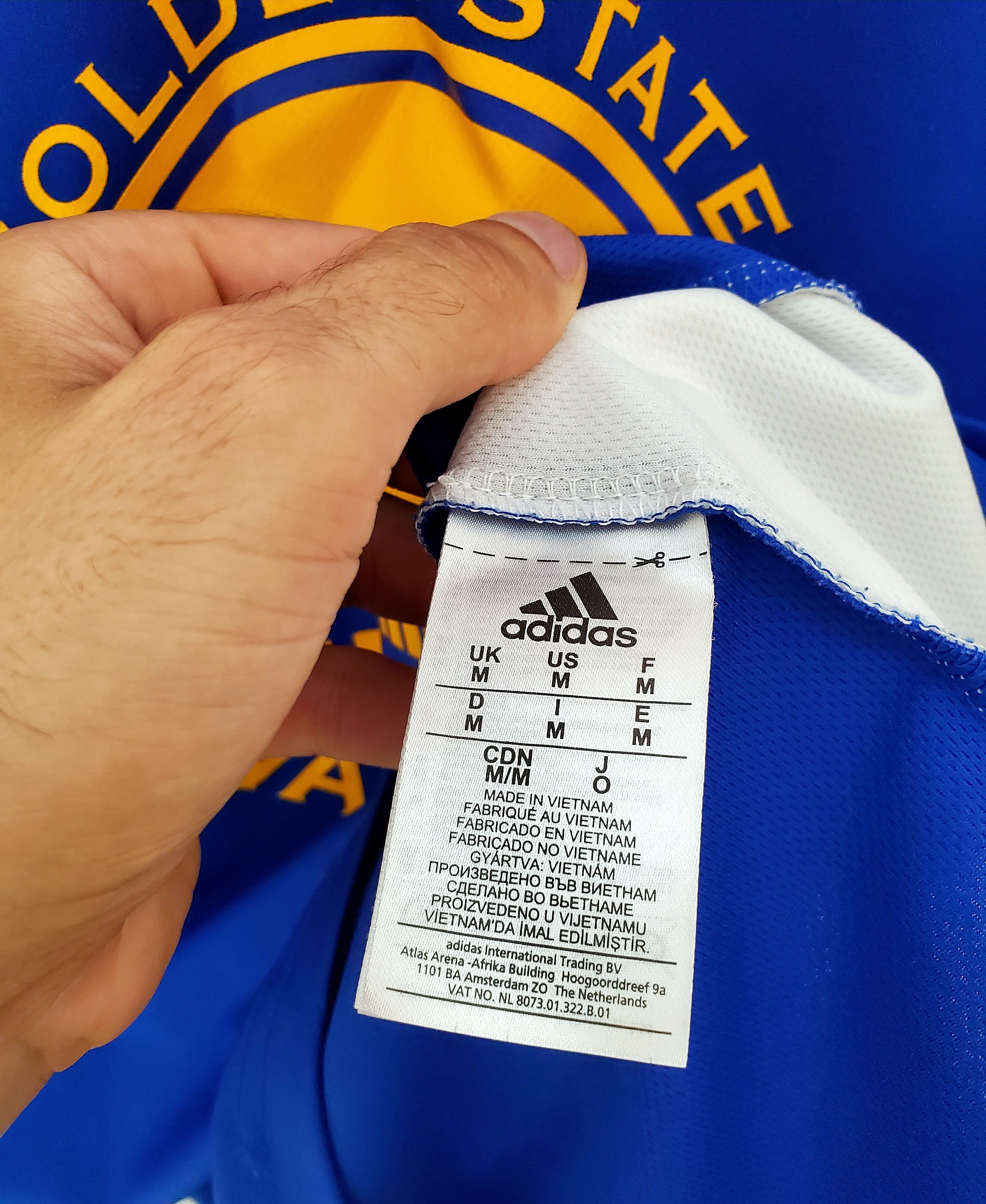 Adidas Adidas Golden State Warriors Stephen Curry NBA Jersey M Size US M / EU 48-50 / 2 - 6 Thumbnail