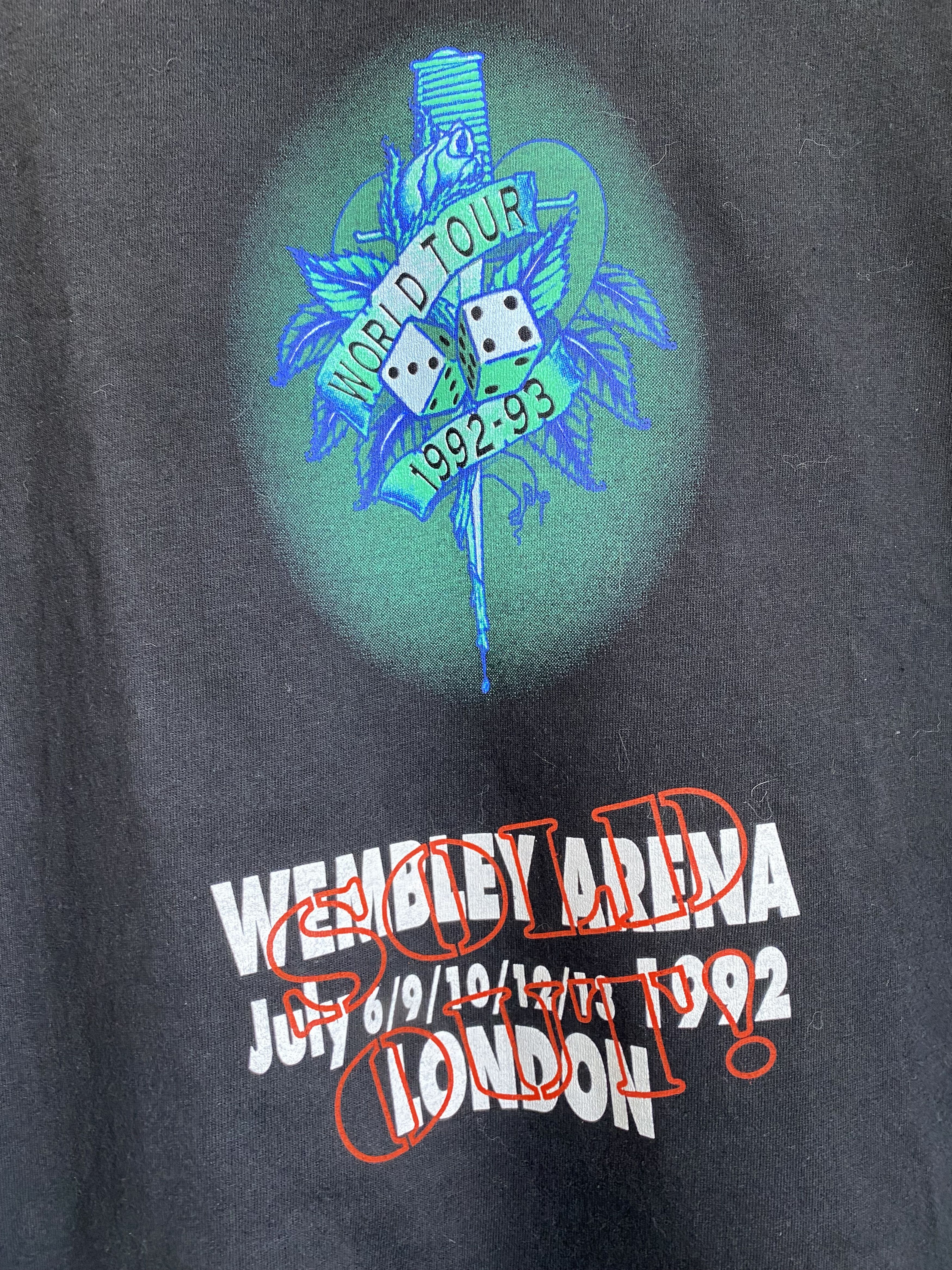 Band Tees Vintage 1992 Bruce Springsteen Wembley Arena t-shirt Size US XL / EU 56 / 4 - 8 Thumbnail