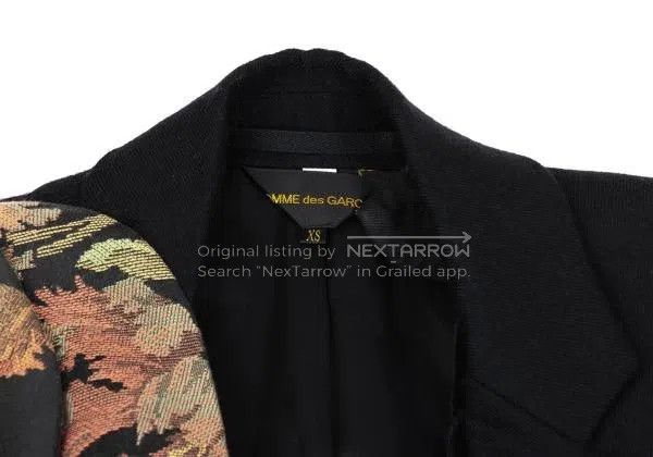 Comme des Garcons Comme des Garcons Black vintage patched floral design blaz Size XS / US 0-2 / IT 36-38 - 5 Thumbnail