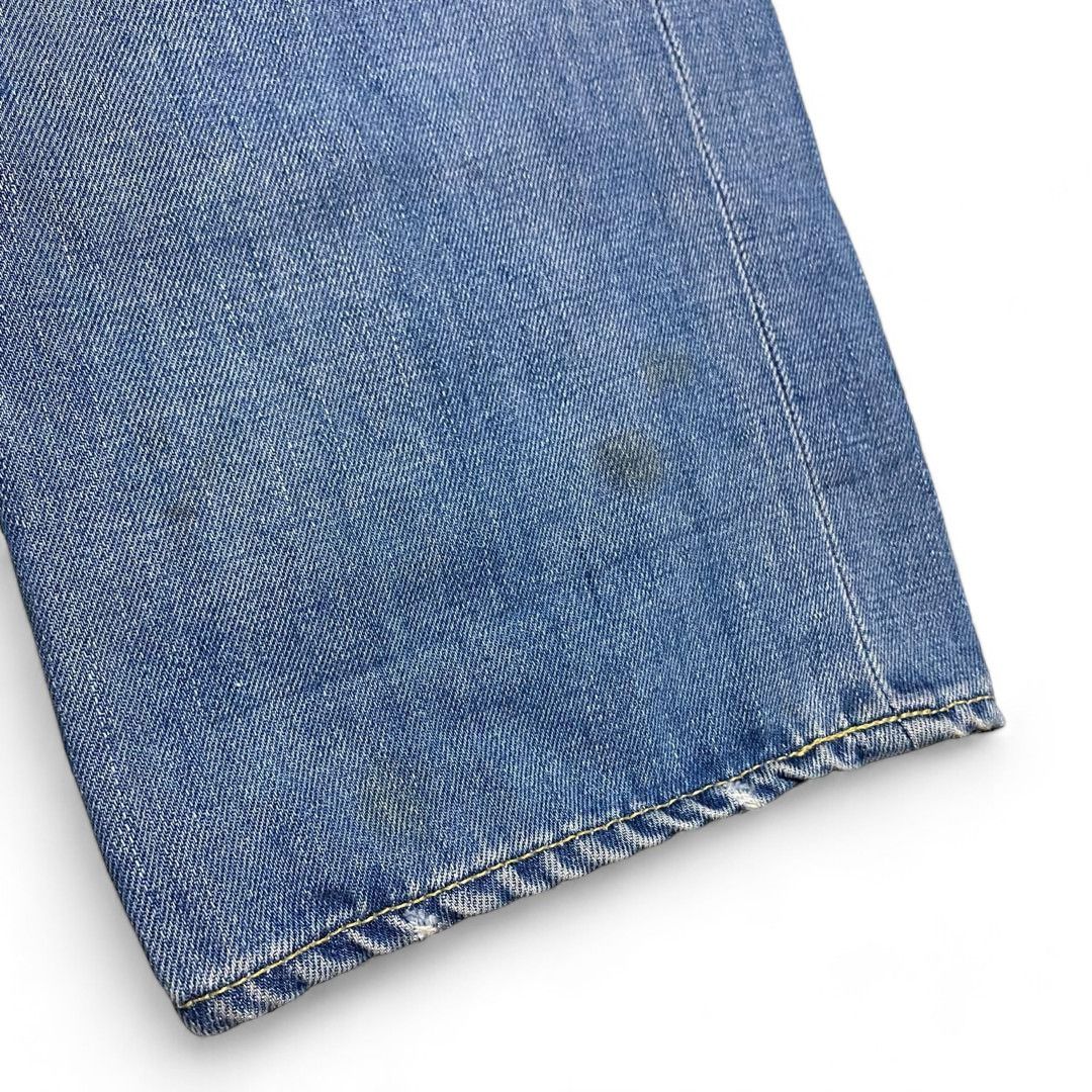 Bape A Bathing Ape (BAPE) - S Embroidered Baggy Jeans Light Blue Size US 30 / EU 46 - 13 Thumbnail