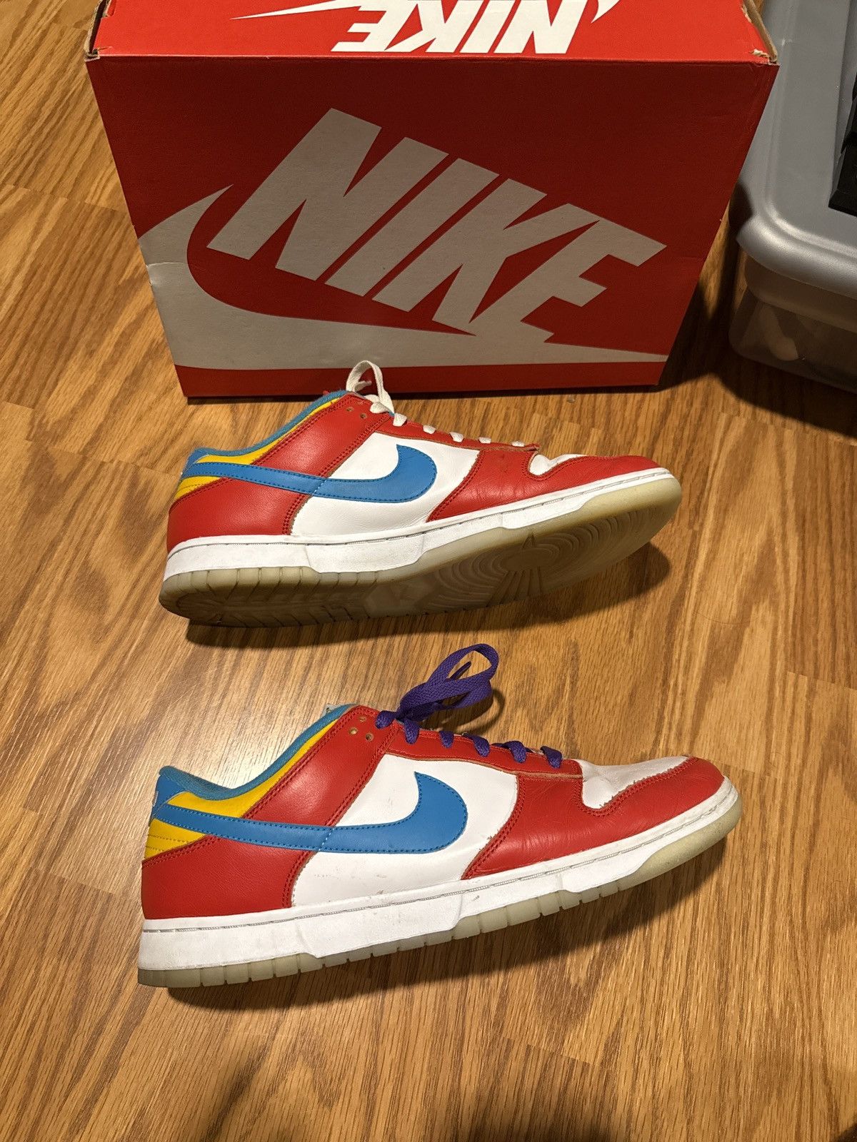 Nike Fruity pebbles dunks Size US 11.5 / EU 44-45 - 6 Thumbnail