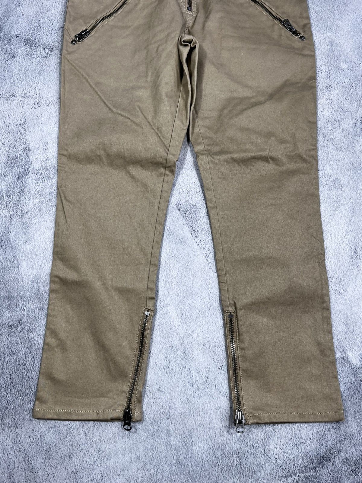 Japanese Brand Vintage Y2K Avant Garde style zip pants bondage opium 44 Size 30" / US 8 / IT 44 - 2 Thumbnail