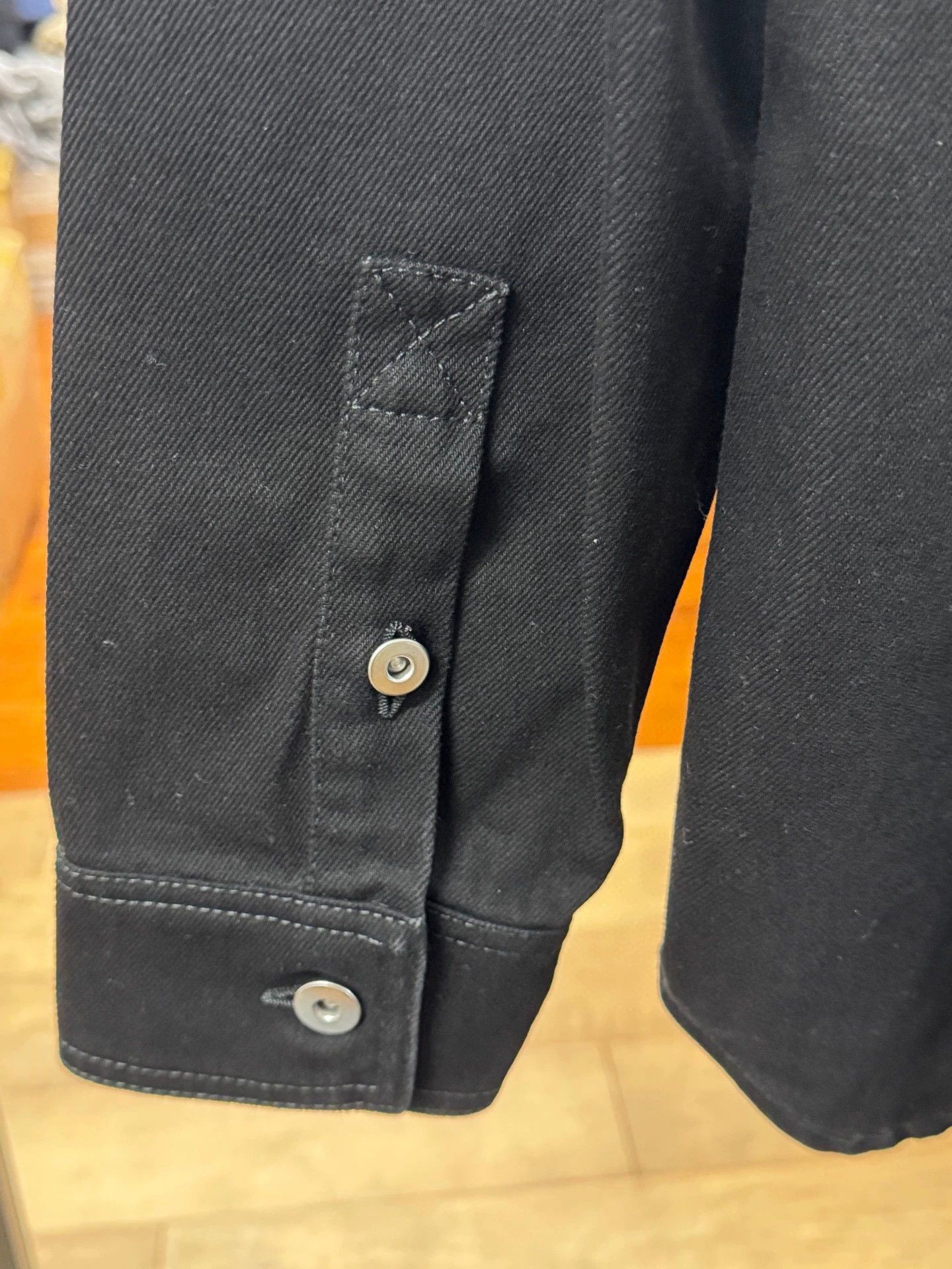 Bottega Veneta black cotton denim jacket for men Size US M / EU 48-50 / 2 - 6 Thumbnail