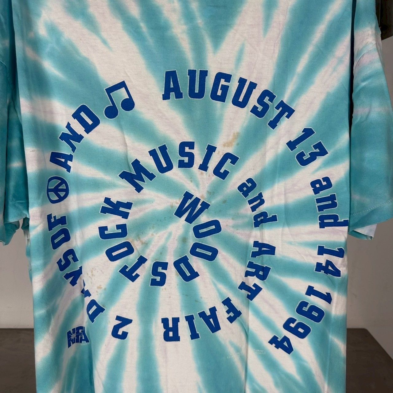 Band Tees Vtg 90s Woodstock Music Festival Music and Peace Tie-dye Tee Size US XXL / EU 58 / 5 - 4 Thumbnail