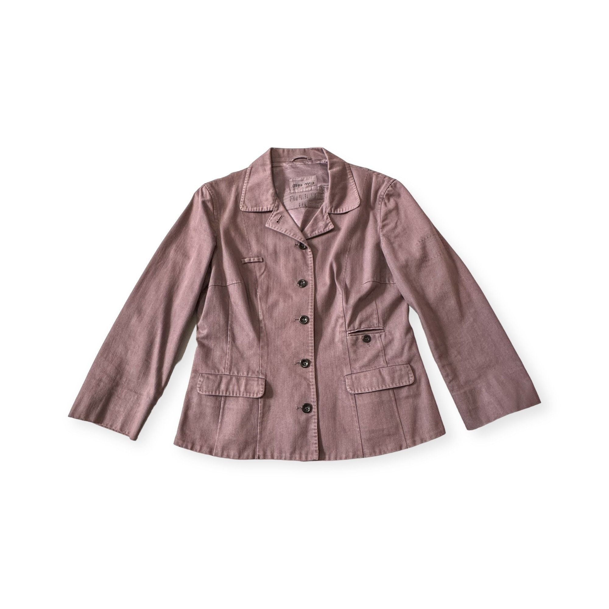 Miu Miu Miu Miu “Denim Squad” Archival Utility Jacket – IT 44 Size M / US 6-8 / IT 42-44 - 9 Thumbnail