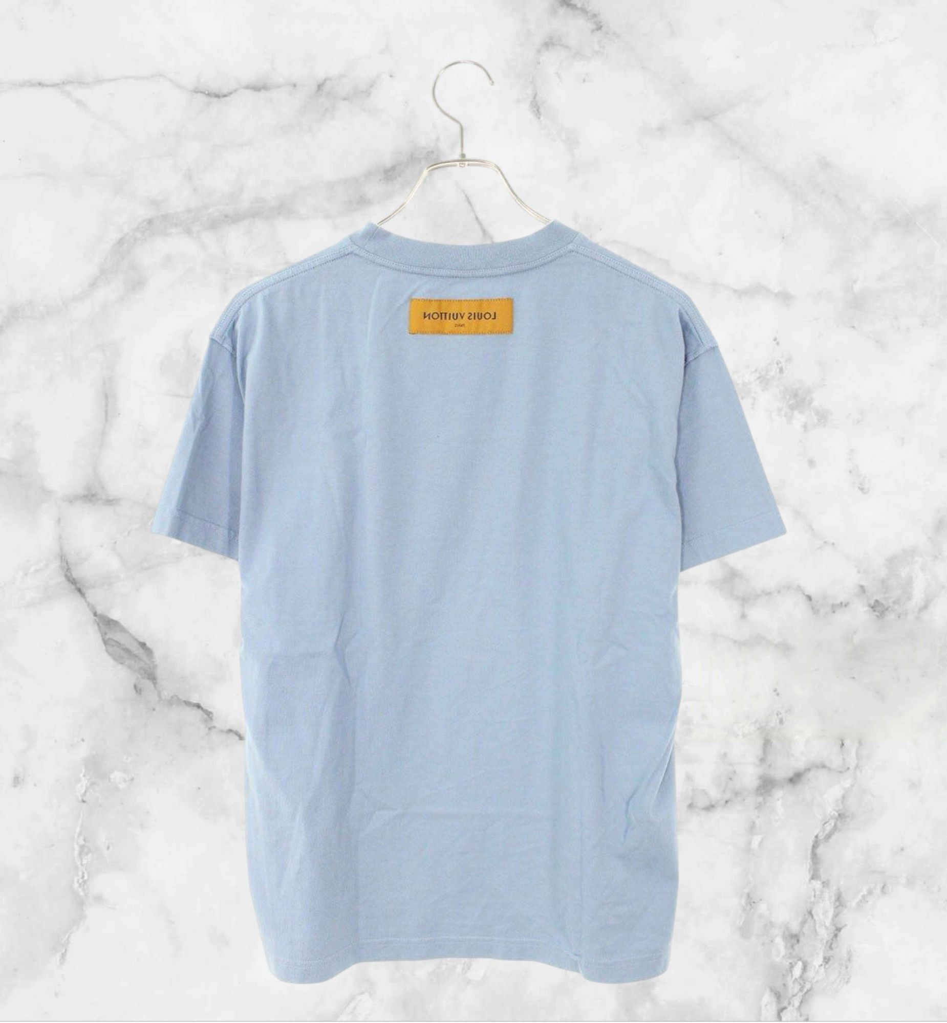 Louis Vuitton Embossed LV Logo T-shirt Short Sleeve Tee