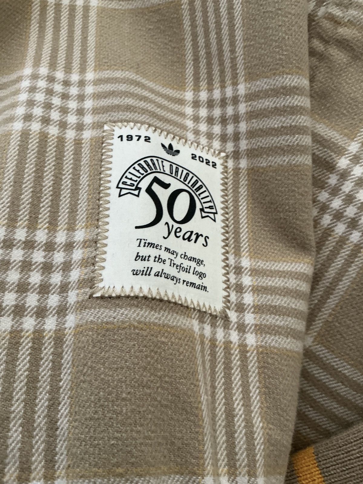 Adidas Adidas Originals Anniversary Plaid Jacket - Big Embroidery Size US M / EU 48-50 / 2 - 8 Thumbnail