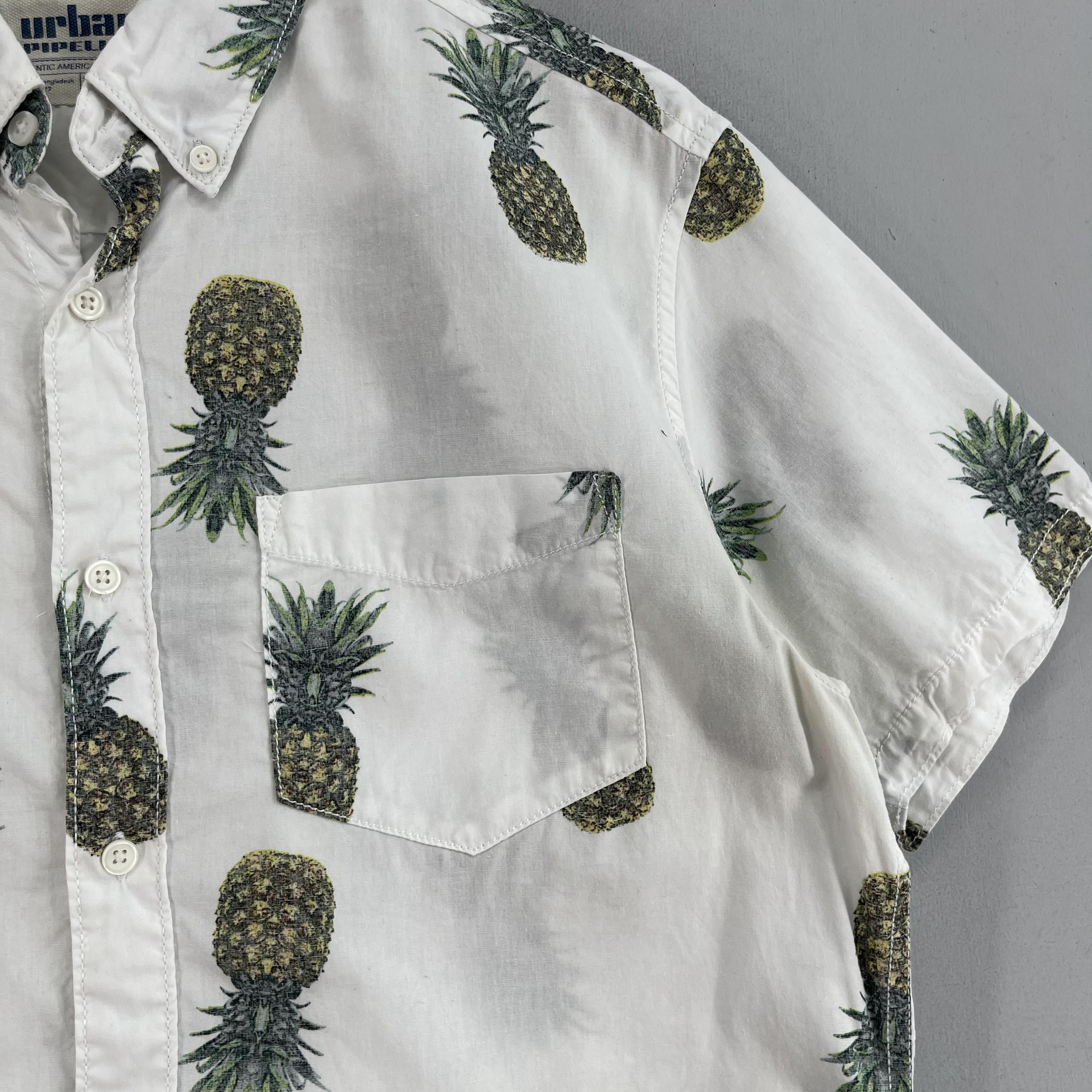 Japanese Brand Vintage Urban Pipeline Pineapple Tropical Fruit Motive Shirt Size US M / EU 48-50 / 2 - 3 Thumbnail