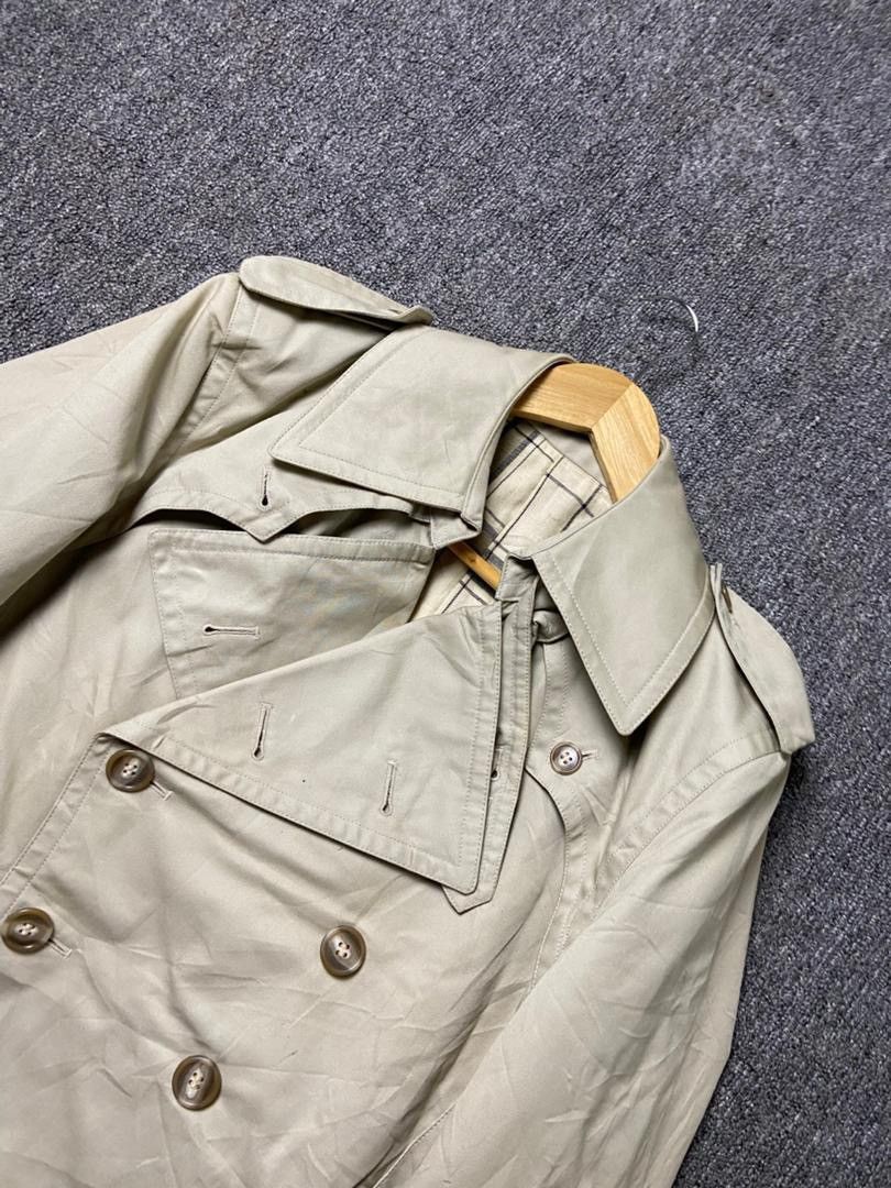 Japanese Brand Vintage JUN Double Breasted Trench Coat (194) Size US L / EU 52-54 / 3 - 10 Thumbnail