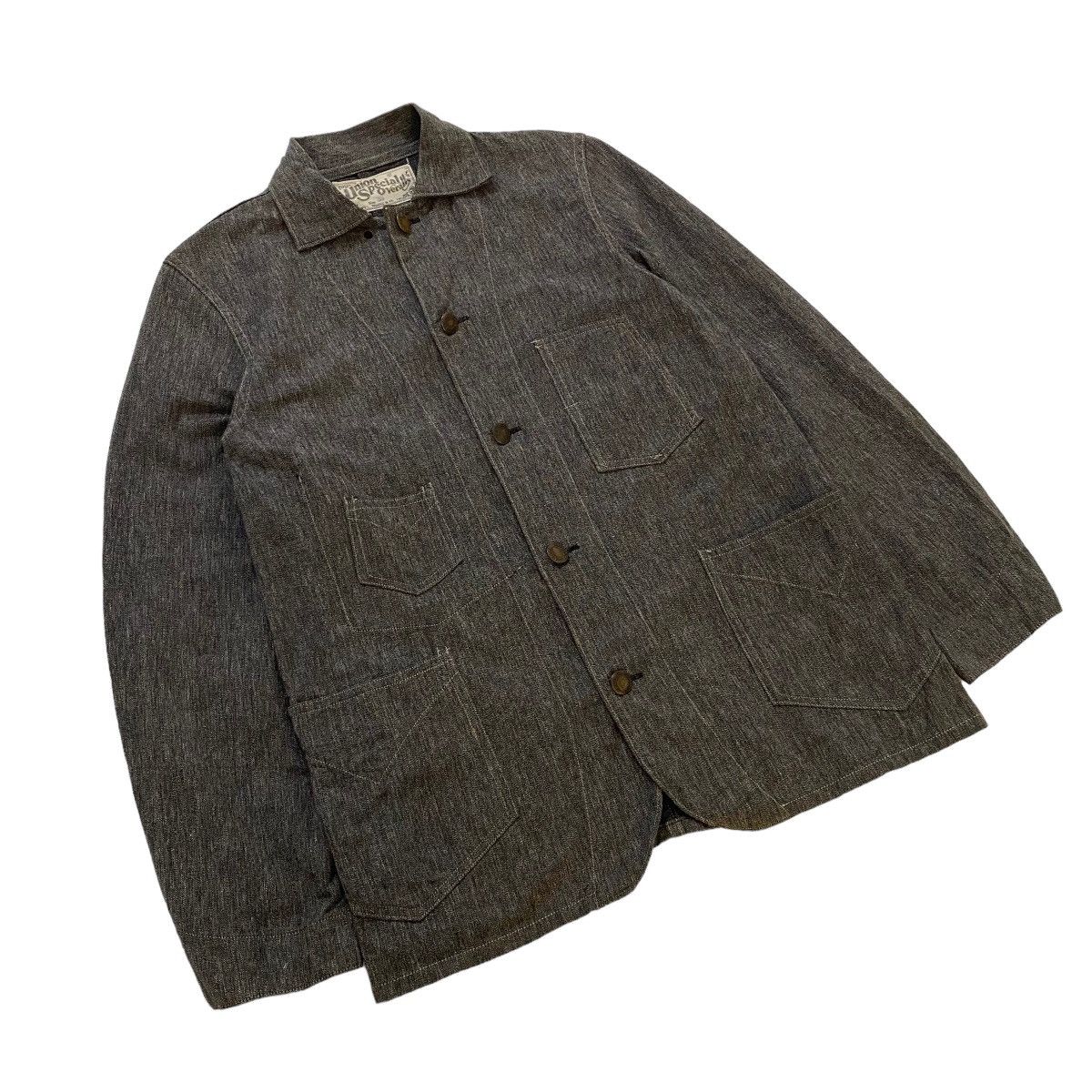 Japanese Brand × Vintage ☀️Vintage Union Special Overall chore style jacket Size US S / EU 44-46 / 1 - 3 Thumbnail
