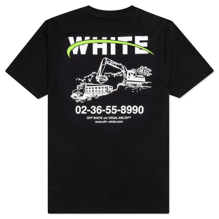 Off-White NEW OFF WHITE Industrial Over Short Sleeve T-Shirt Sz M Size US M / EU 48-50 / 2 - 5 Thumbnail
