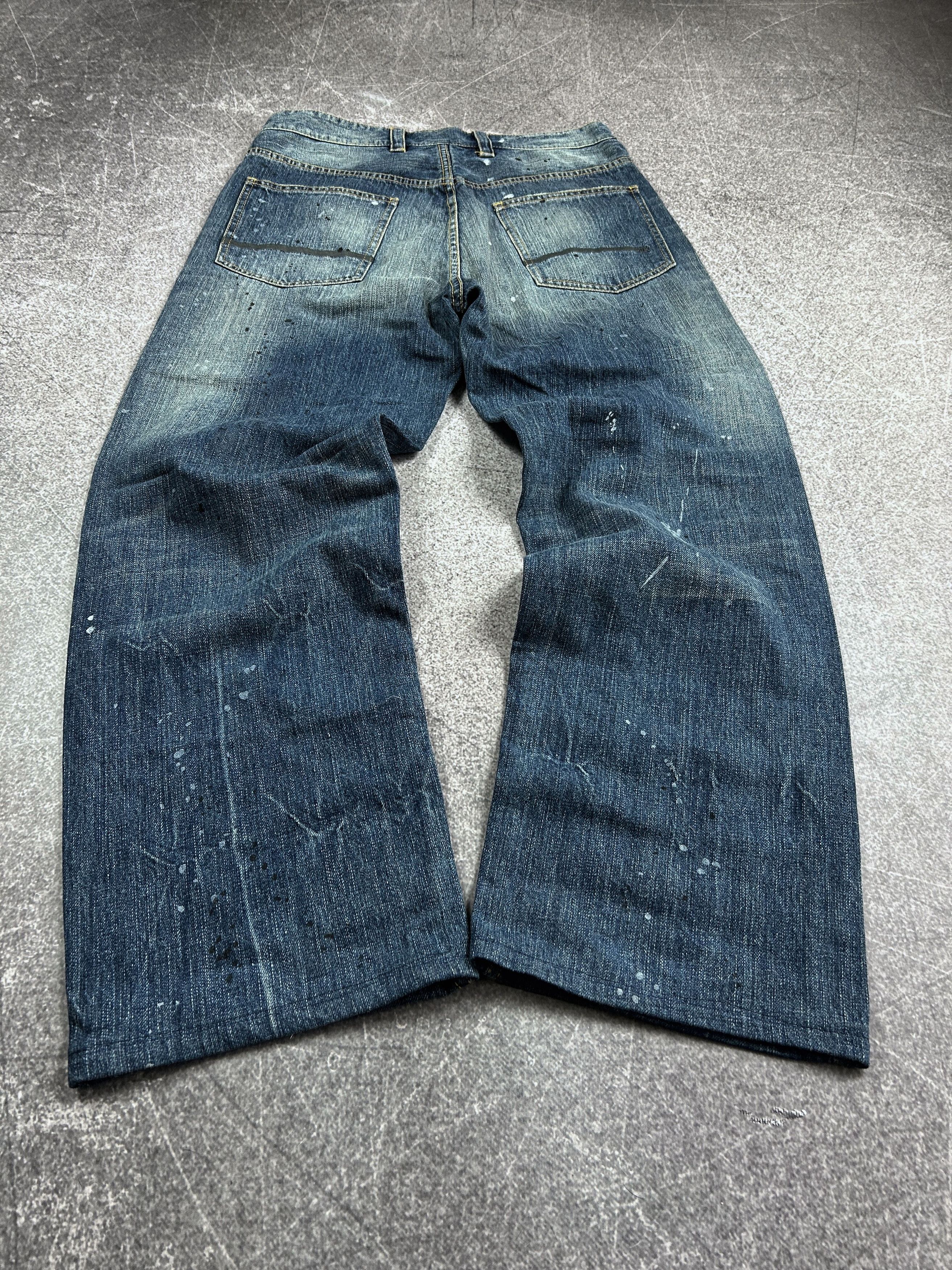 VTG Balenciaga Rick Owens Style Washed Jeans 90s Y2K