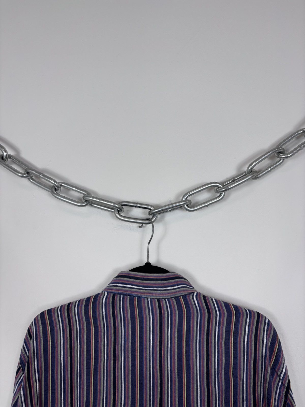 Missoni Vintage Missoni Sport Striped Linen Cotton Button Up Shirt Size US M / EU 48-50 / 2 - 19 Thumbnail