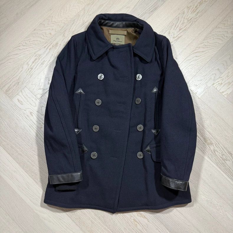 Nigel Cabourn Nigel Cabourn 740 Navy Peacoat Size US L / EU 52-54 / 3 - 1 Thumbnail