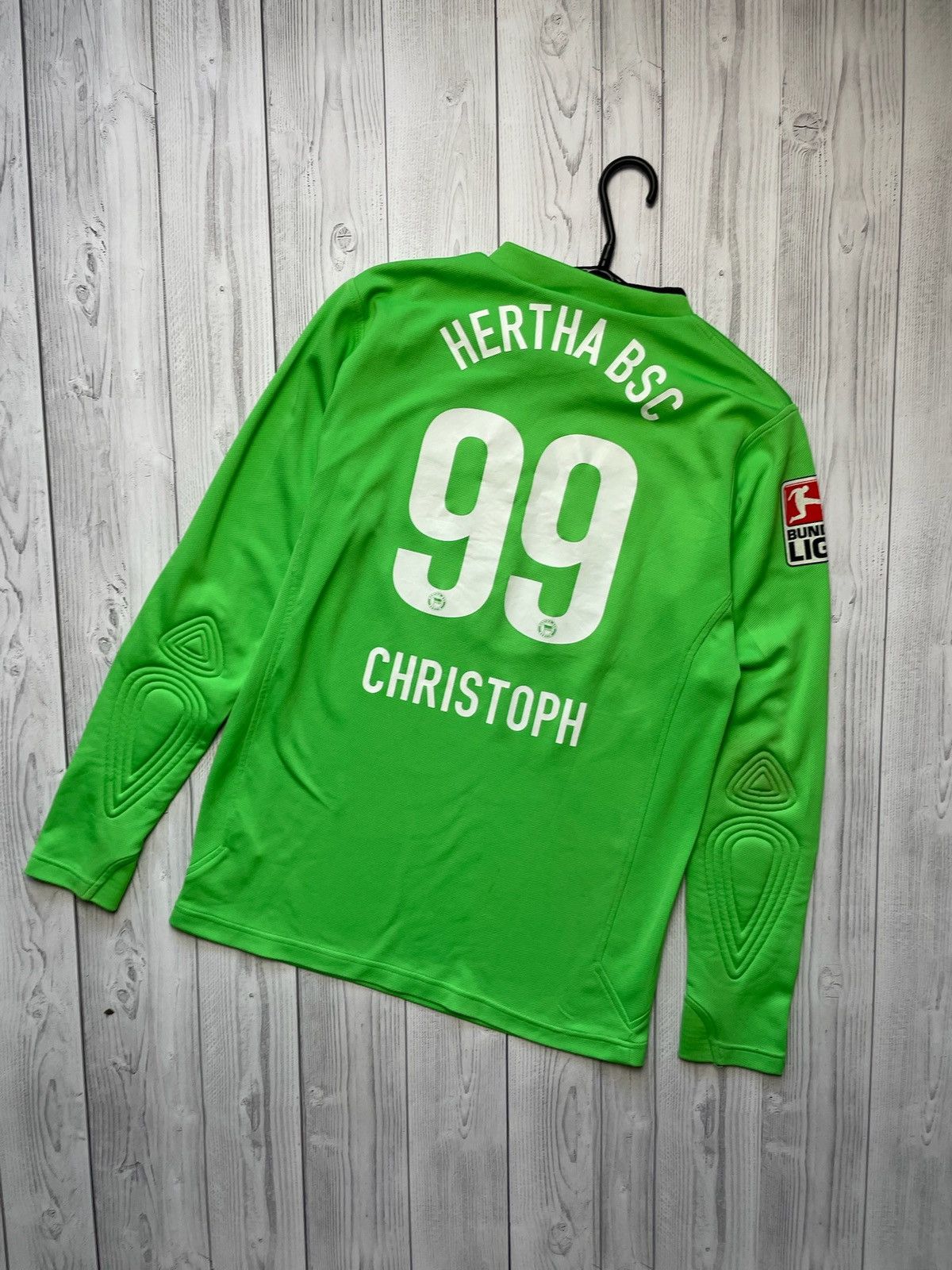 Nike × Vintage Vintage Nike Herta soccer jersey goalkeeper jersey size Xs/S Size US XS / EU 42 / 0 - 2 Thumbnail