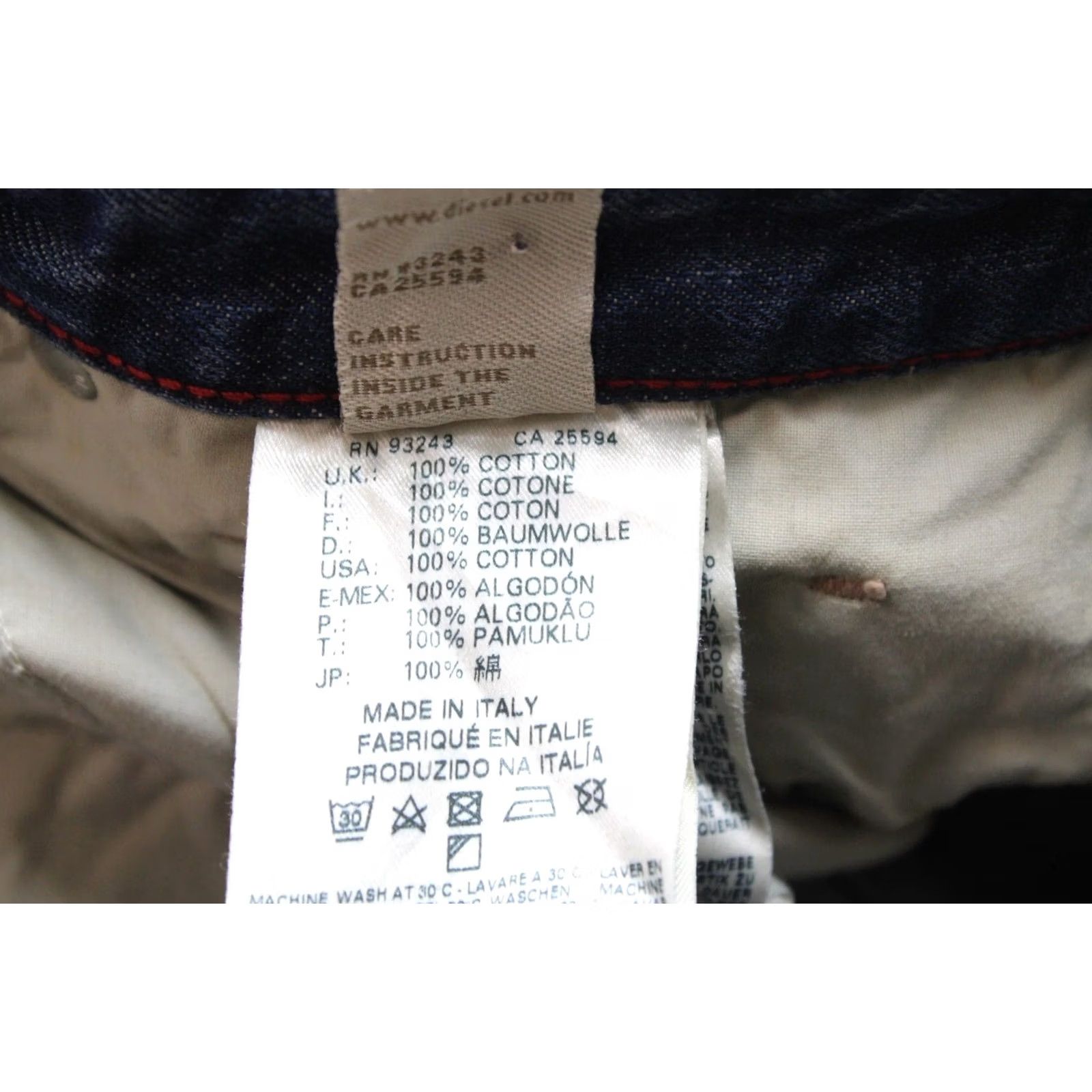 Diesel DIESEL Myboy Regular Slim-Straight Low Waist 0821D Jeans Women's W24/L30 Size 42" / US 20 - 7 Thumbnail