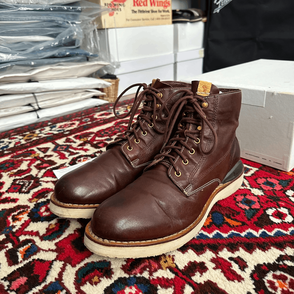 Visvim Visvim 15AW Virgil Brown Boots | Grailed