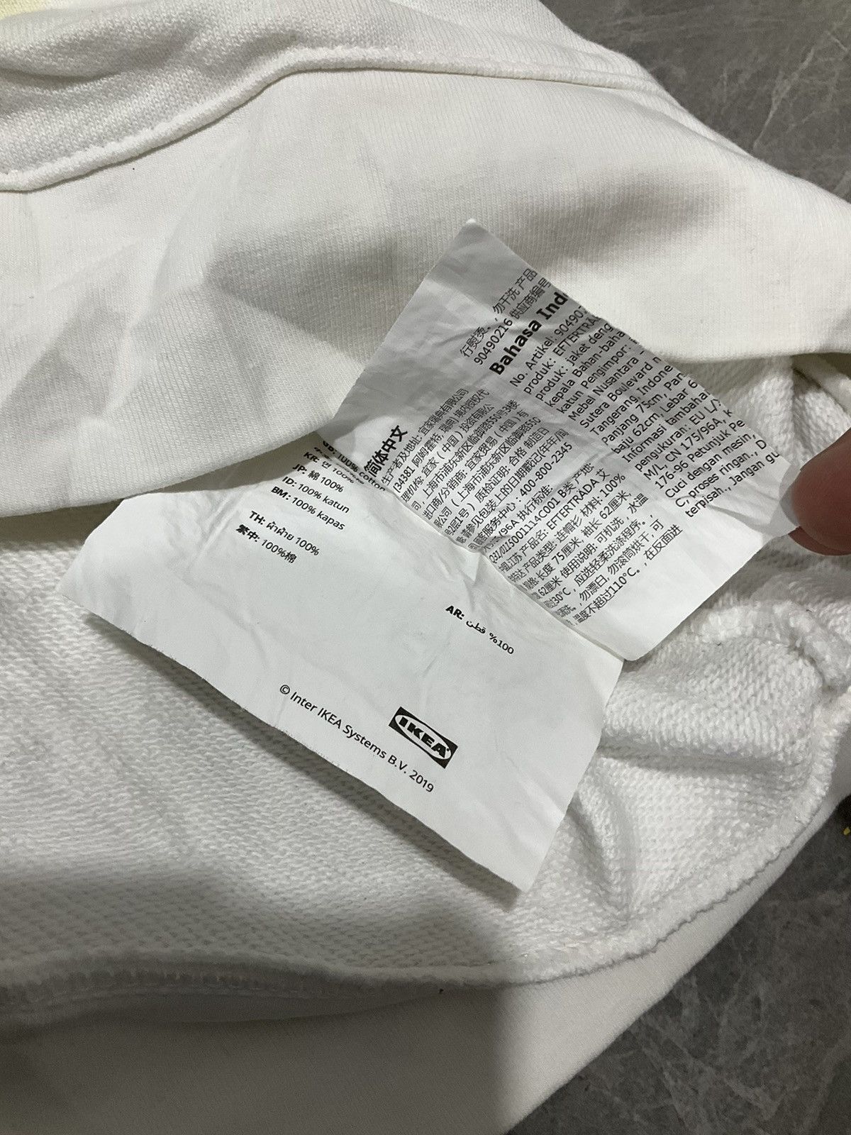Ikea Ikea Hoodie EFTERTRADA of sweden Size US L / EU 52-54 / 3 - 12 Thumbnail