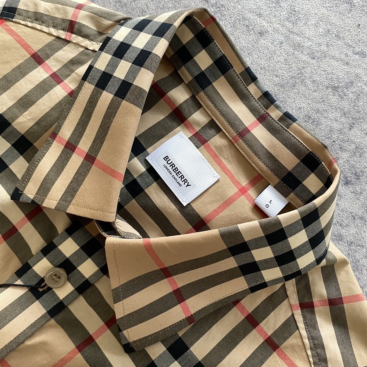 Burberry Burberry check short-sleeve shirt Size US L / EU 52-54 / 3 - 4 Thumbnail