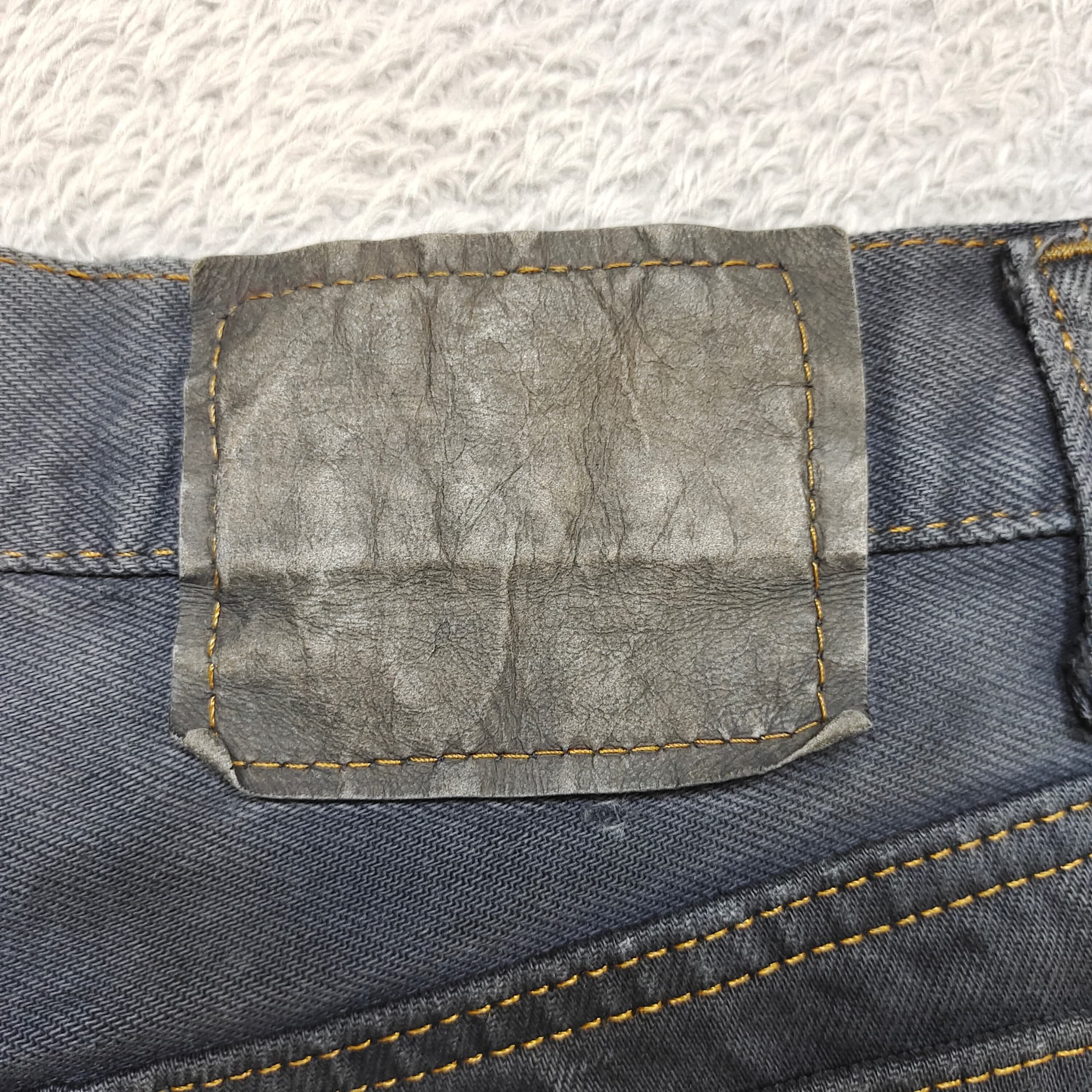 Levi's Vintage 90s Levi’s 501 Overdyed Black Patched Knees Charcoal Size US 30 / EU 46 - 12 Thumbnail