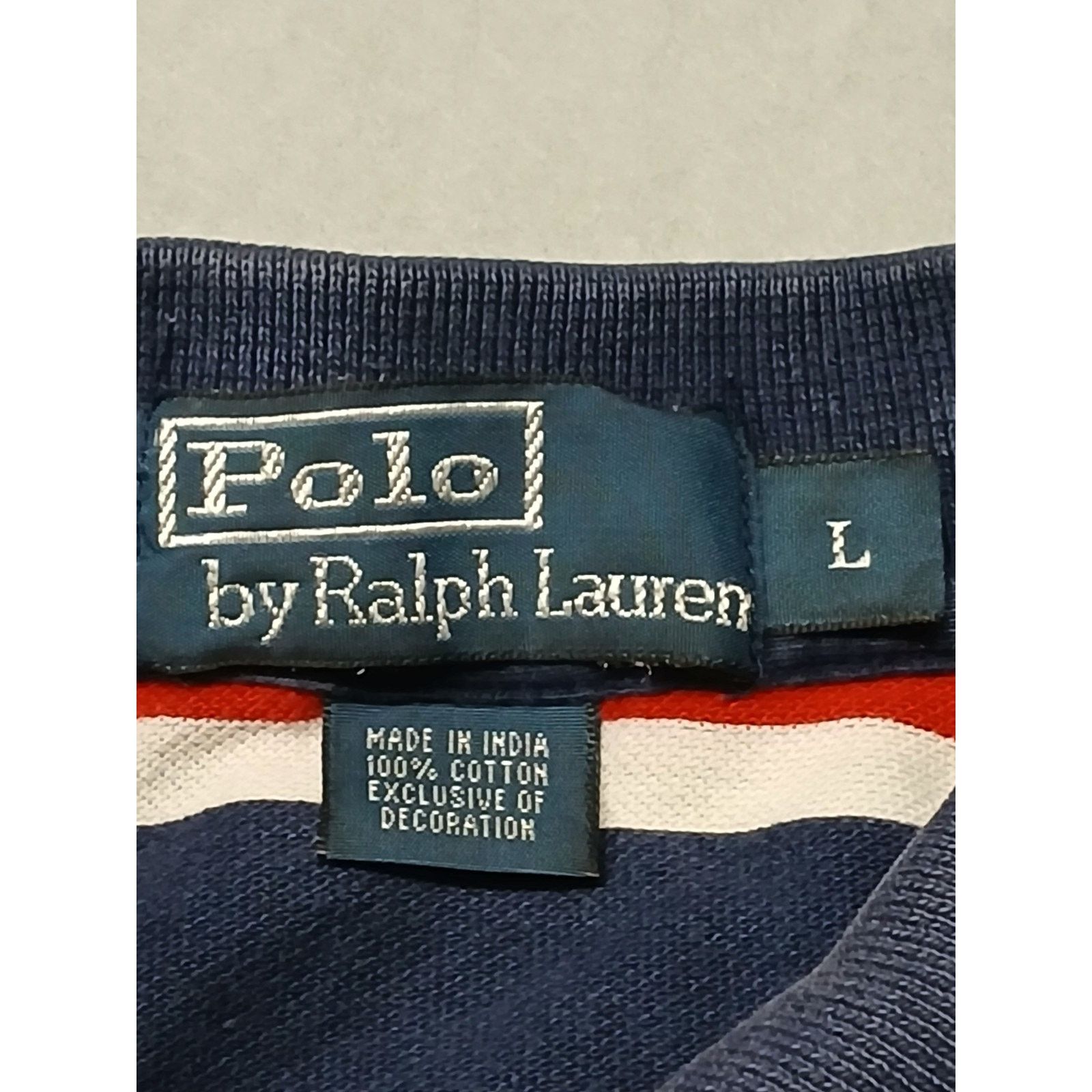 Polo Ralph Lauren Y2K Polo Ralph Lauren (Large) Multicolor Collar Shirt Size US L / EU 52-54 / 3 - 5 Thumbnail