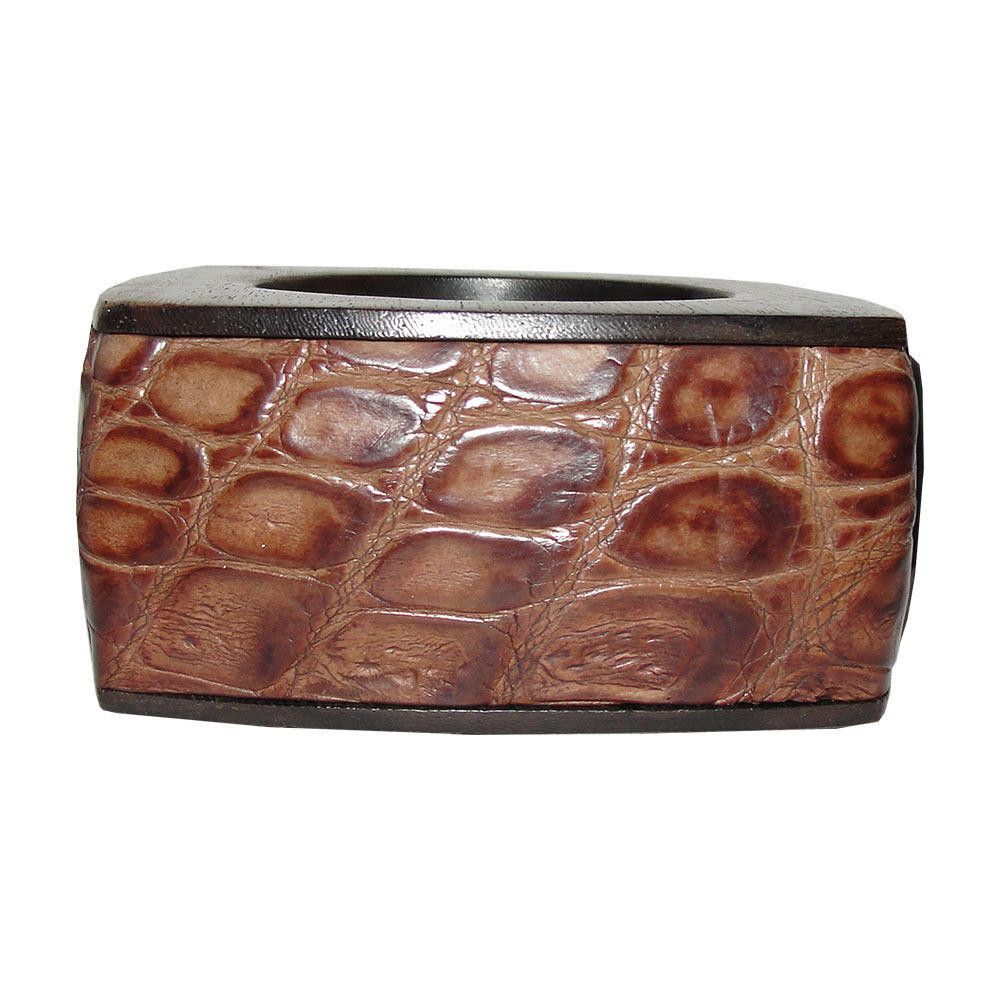Burberry Massive Runway Burberry Wood Leather Bracelet Size ONE SIZE - 2 Thumbnail