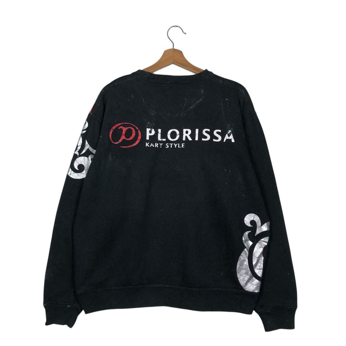 Other 📌Vintage Sweatshirt Plorissa Kart Style Punk Design Biker Size US L / EU 52-54 / 3 - 9 Thumbnail