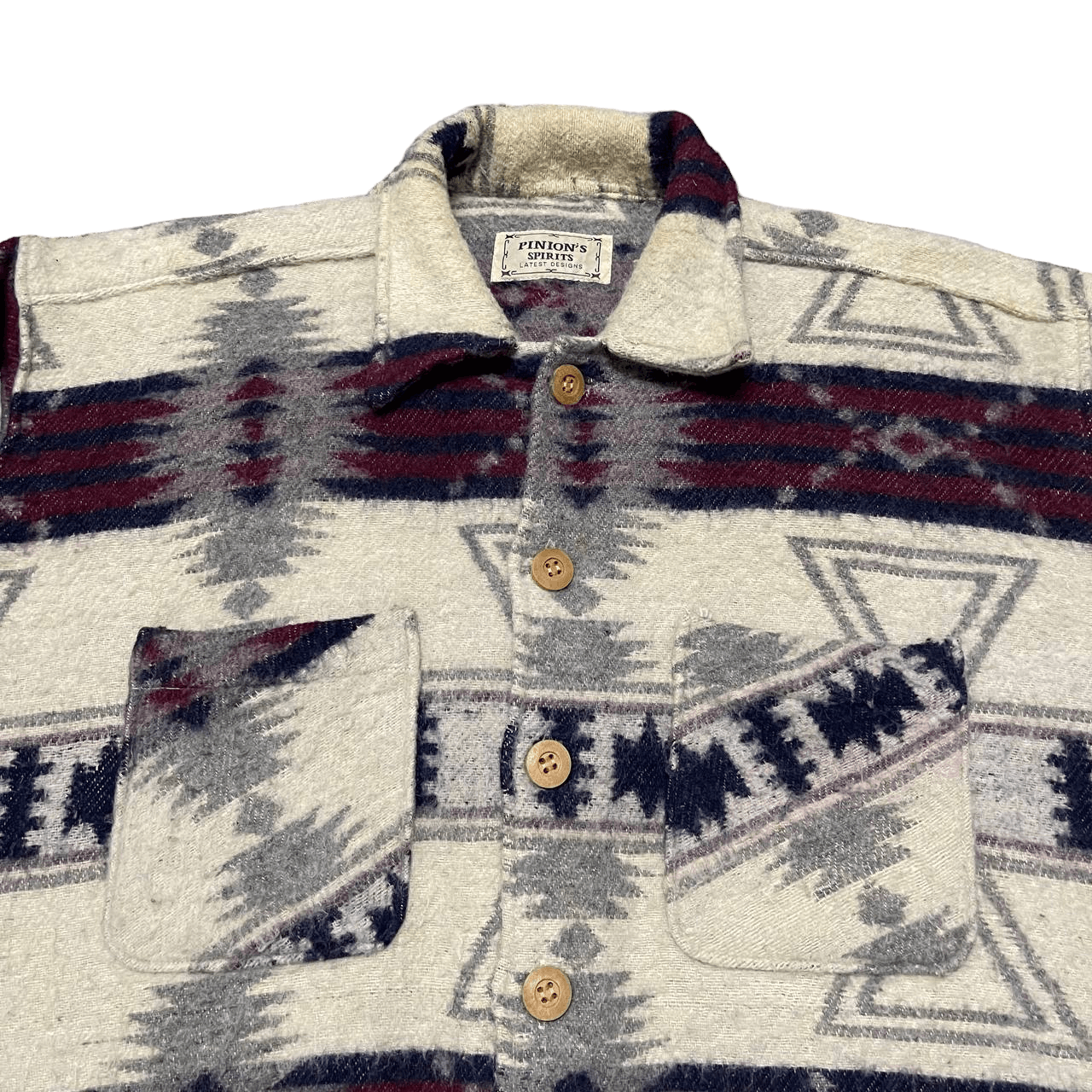 Pendleton Vintage Pinion Spirit Navajo Native Wool Button Jacket Size US L / EU 52-54 / 3 - 2 Thumbnail