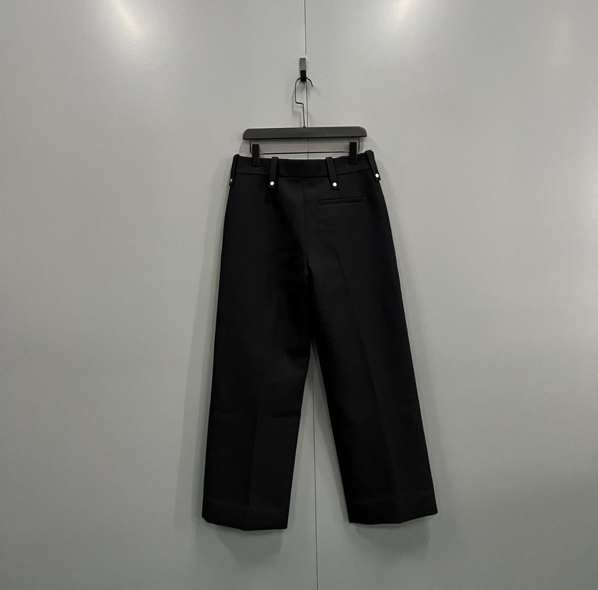 Burberry Burberry Black Wool Straight-Leg Pants J41 Size 32" / US 10 / IT 46 - 2 Thumbnail