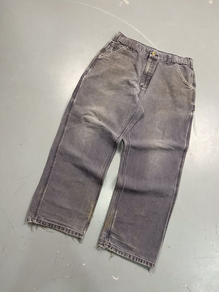 Carhartt × Vintage Vintage Carhartt faded carpenter denim Size US 34 / EU 50 - 2 Thumbnail