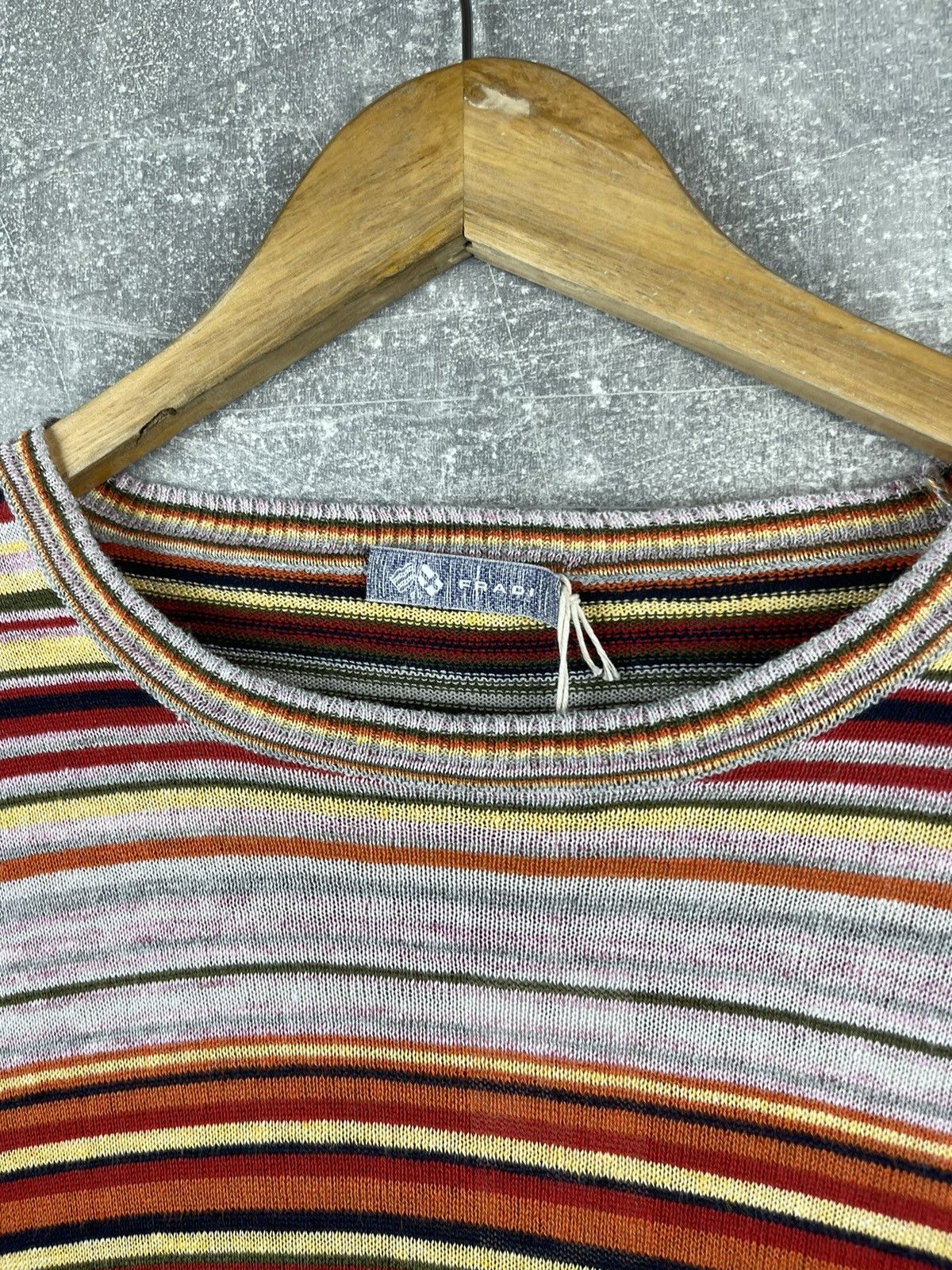 Other Fradi NWT Luxury Stripped T-Shirt Linen Cotton Size US M / EU 48-50 / 2 - 9 Thumbnail