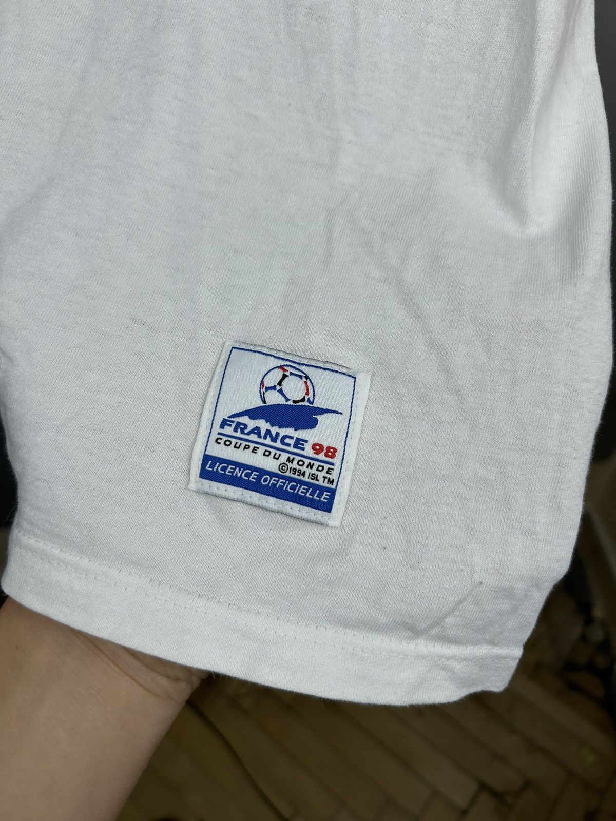 Vintage Vintage Adidas France 1998 T shirt United States Size US L / EU 52-54 / 3 - 12 Thumbnail