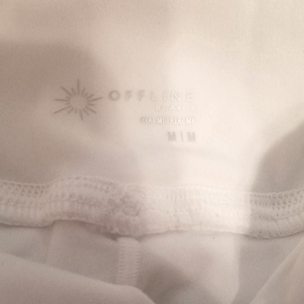 Designer NWT Aerie Offline White Skorts Size Medium Size 32" / US 10 / IT 46 - 2 Thumbnail