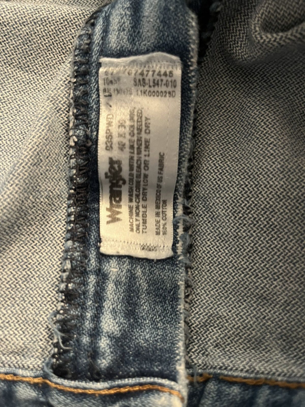 Wrangler vintage wrangler jeans men size 40x30 blue denim Size US 40 / EU 56 - 3 Thumbnail