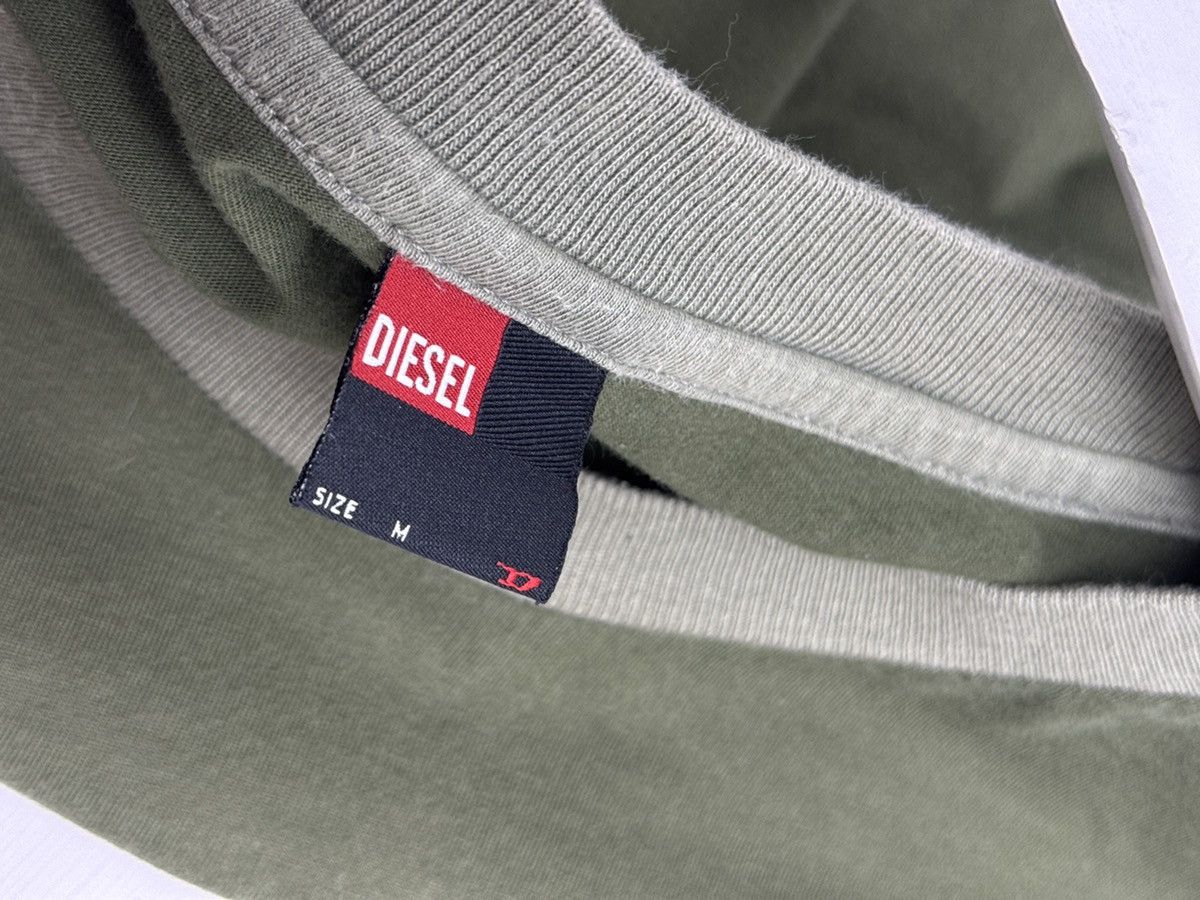 Diesel Diesel vintage jumper pullover khaki green Size US M / EU 48-50 / 2 - 2 Thumbnail