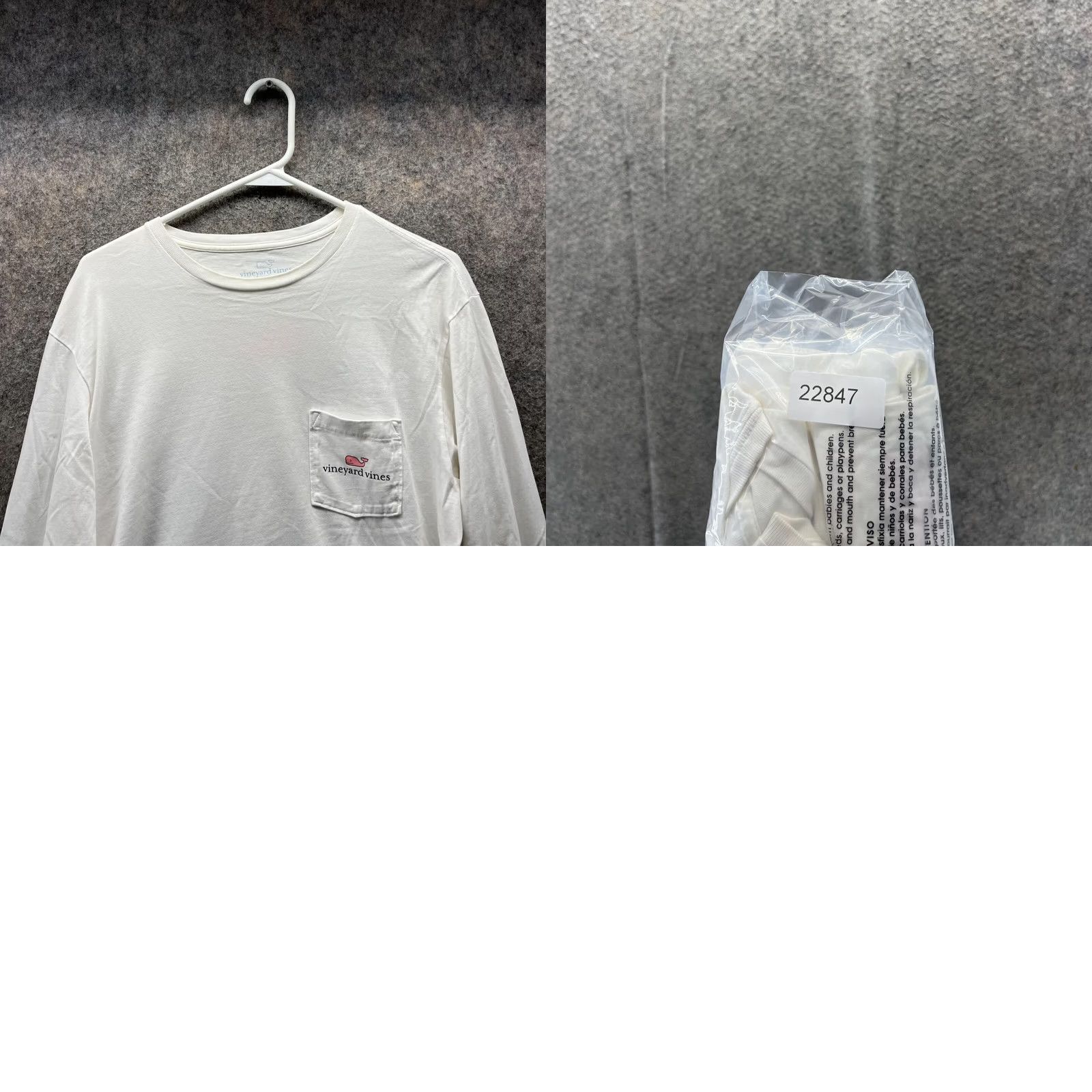 Vineyard Vines Vineyard Vines Shirt Men Medium White Long Sleeve Crewneck Pocket Casual Size US M / EU 48-50 / 2 - 9 Thumbnail
