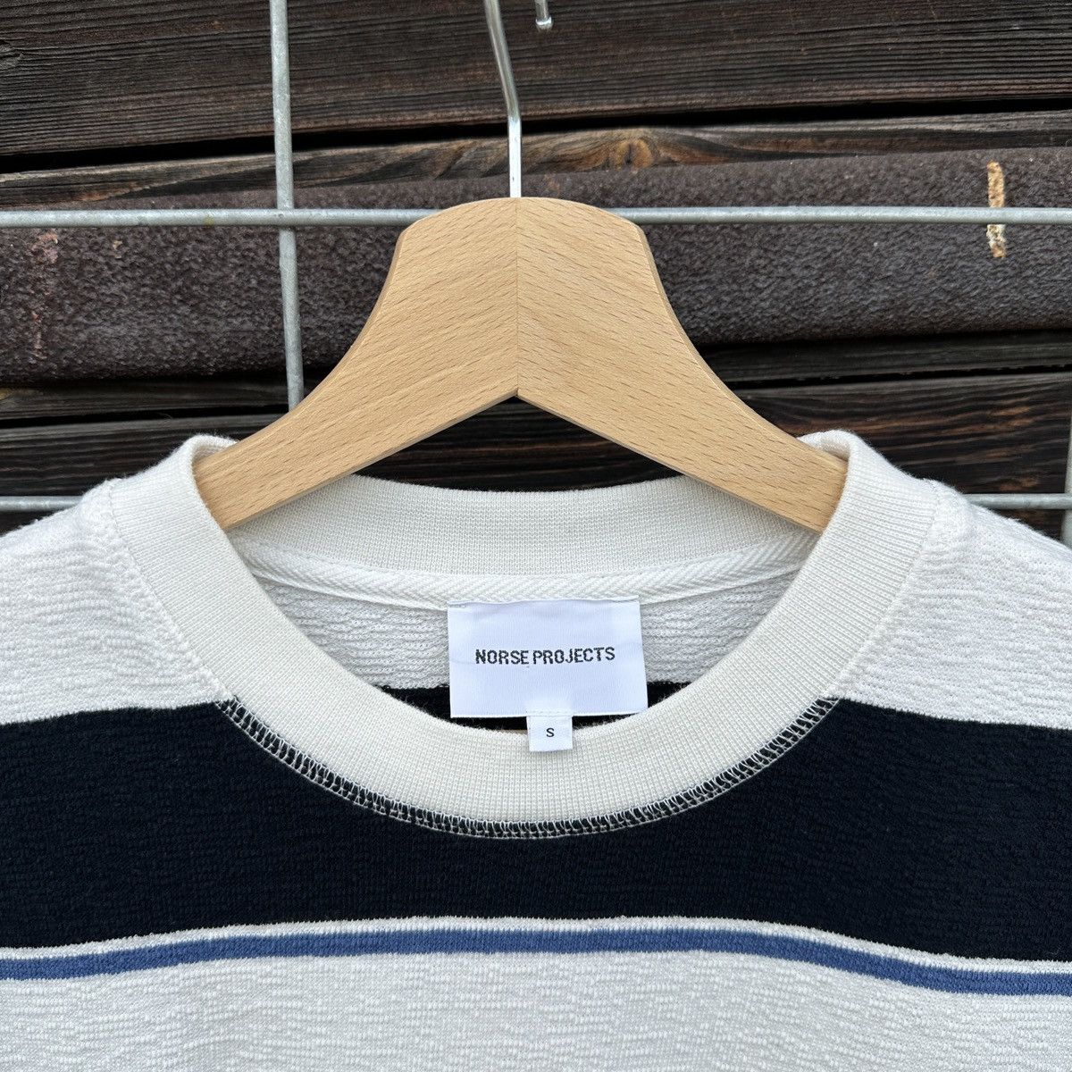 Norse Projects Norse Projects Johannes Textured Stripe T-Shirt Casual S Size US S / EU 44-46 / 1 - 2 Thumbnail