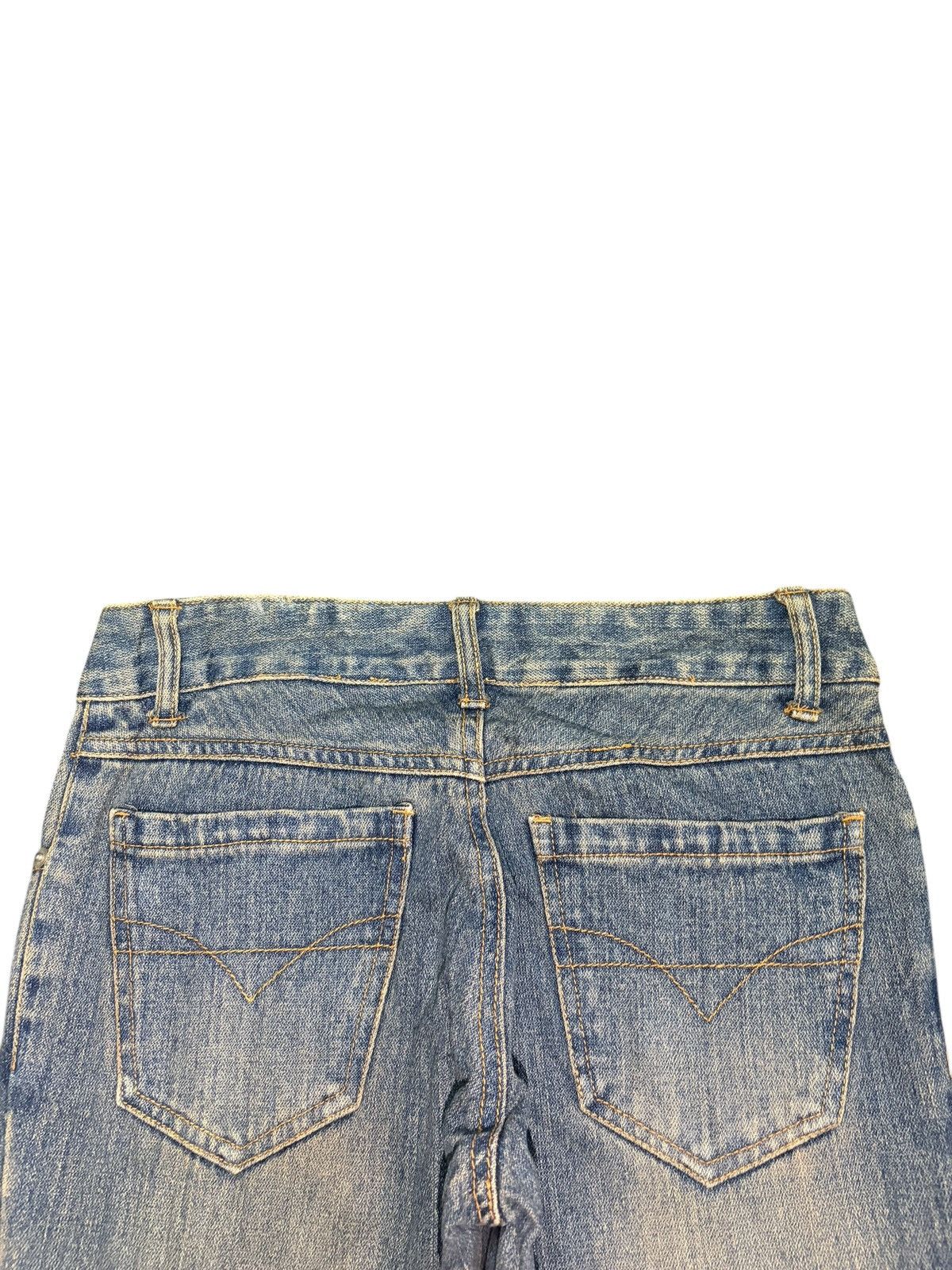 Hysteric Glamour Vintage Japanese Brand Beaded Low Rise Flare Jeans Size 27" / US 4 / IT 40 - 4 Thumbnail