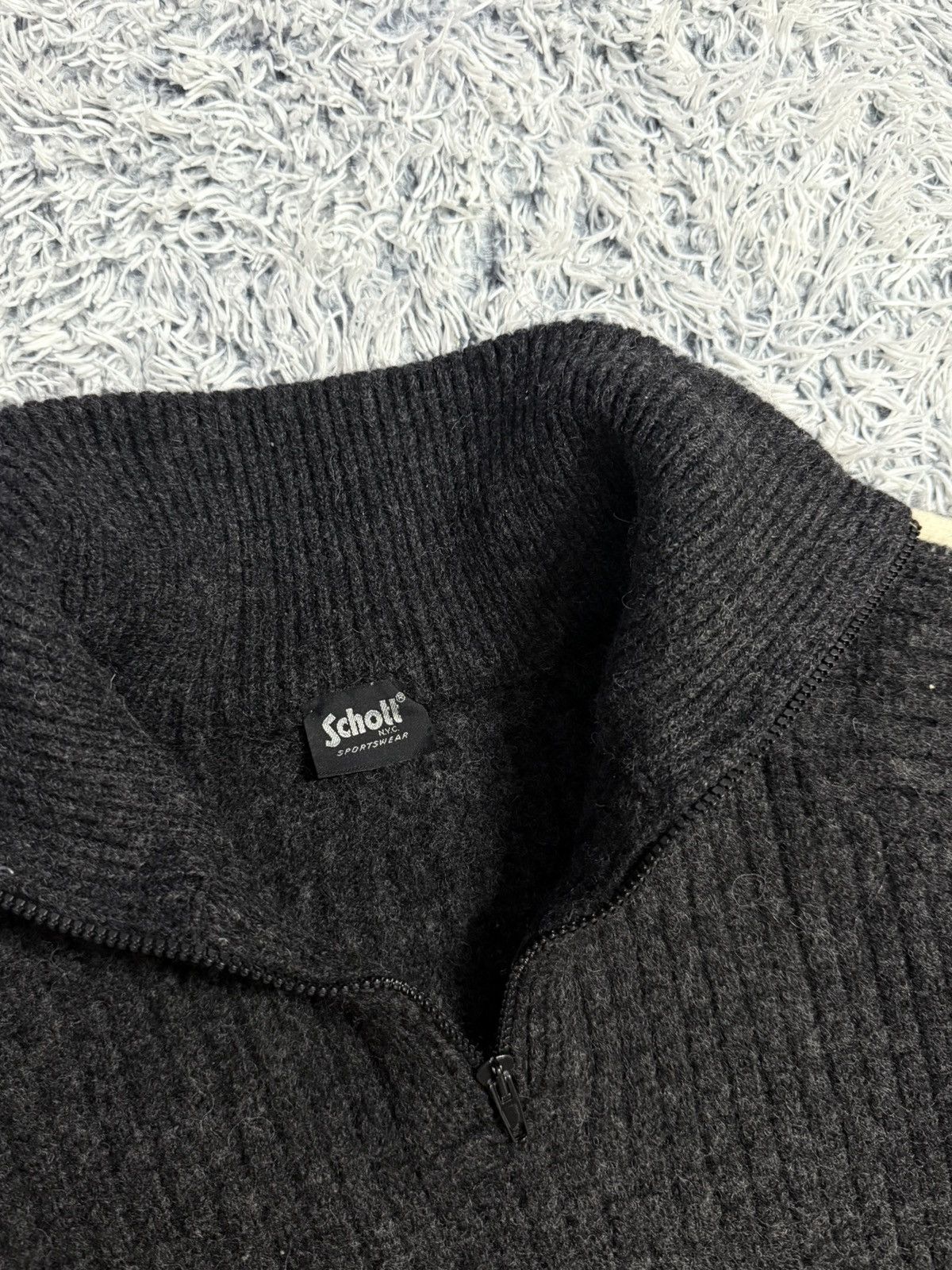 Schott Vintage Schoot Wool Sweater 90’s Gorpcore Size US M / EU 48-50 / 2 - 4 Thumbnail