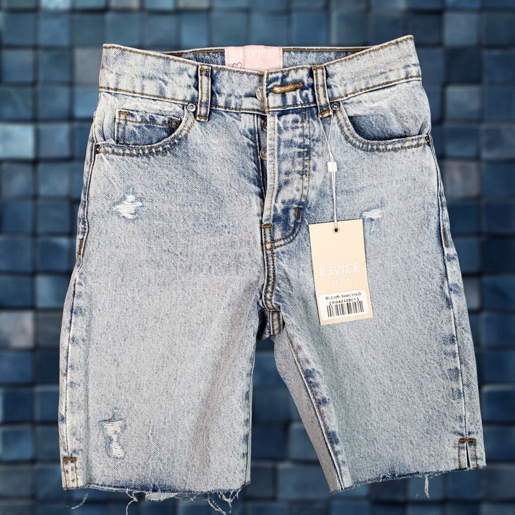 Vintage REVICE DENIM Women's blue 90's Cutoffs Shorts Size 23 NEW Size 40" / US 18 - 1 Thumbnail