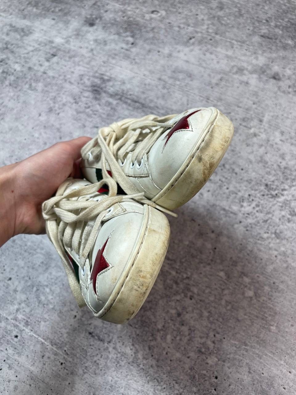 Gucci Gucci Ace Stars Low Top Sneakers Shoes Y2K Size US 7 / IT 37 - 14 Thumbnail