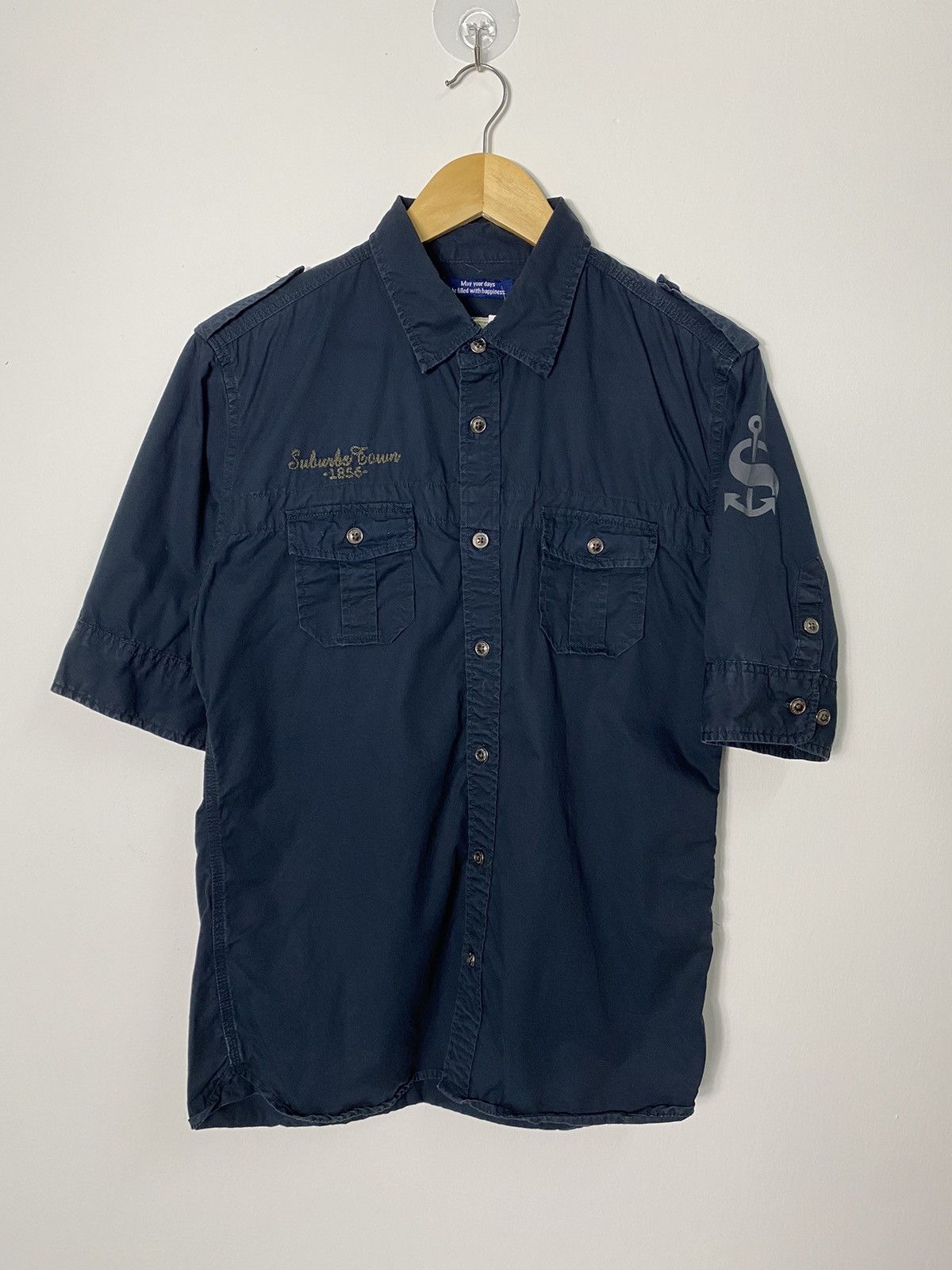Japanese Brand Real Crush Button Up Shirt Size US M / EU 48-50 / 2 - 1 Thumbnail