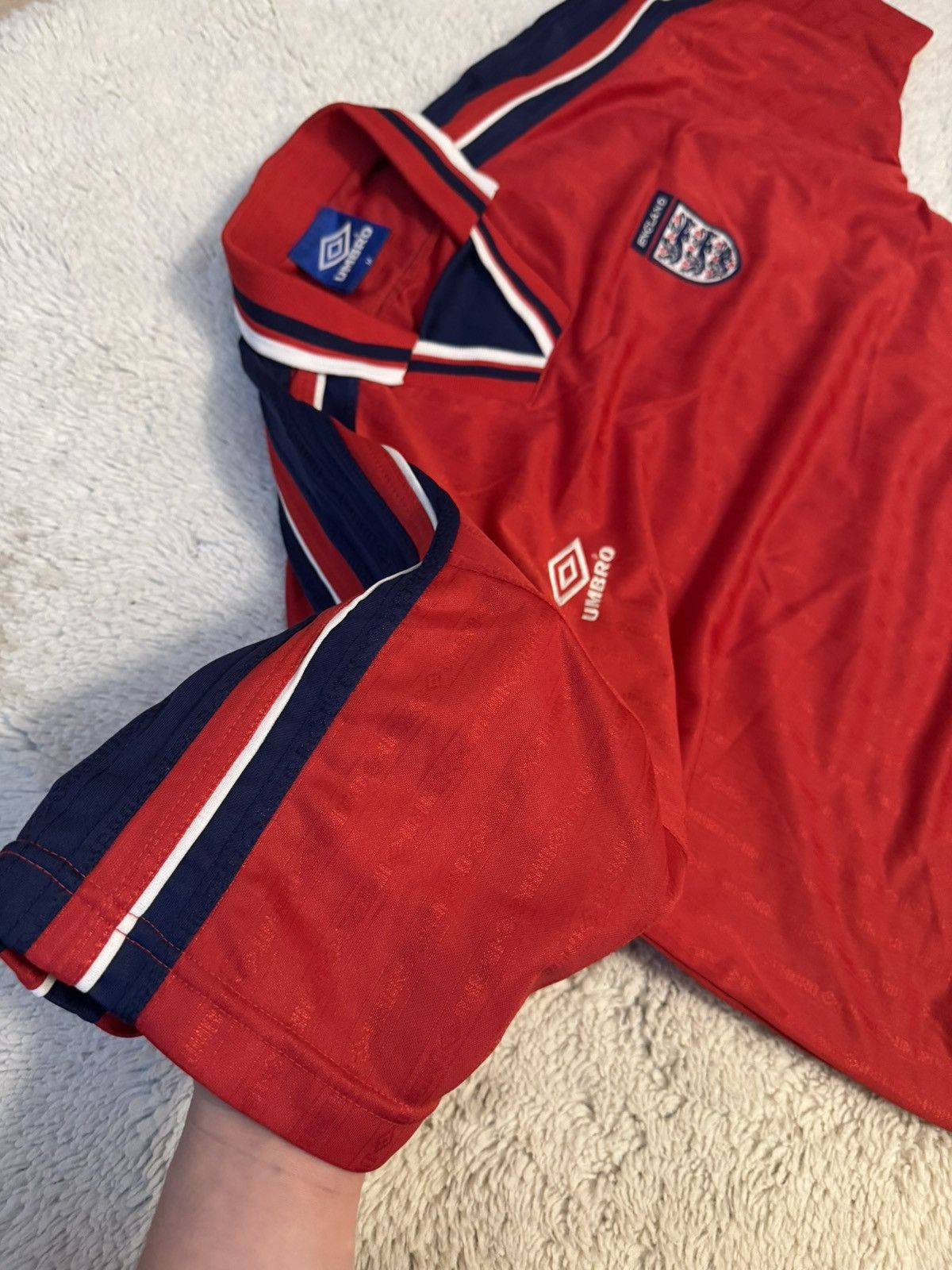 Umbro Vintage 2002 England football jersey umbro Size US M / EU 48-50 / 2 - 4 Thumbnail