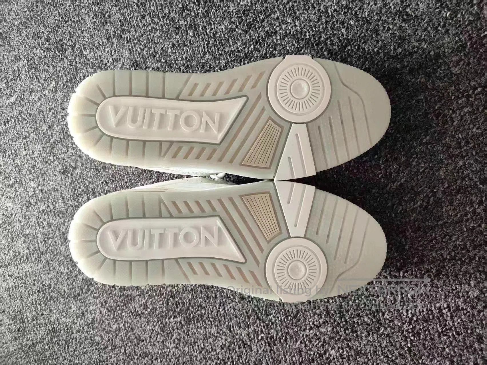 Louis Vuitton White High-Top Sneakers Size 5.5. Size US 5.5 / EU 38 - 6 Thumbnail
